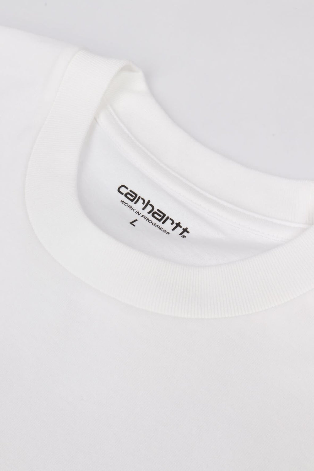 S/s a. script tee white