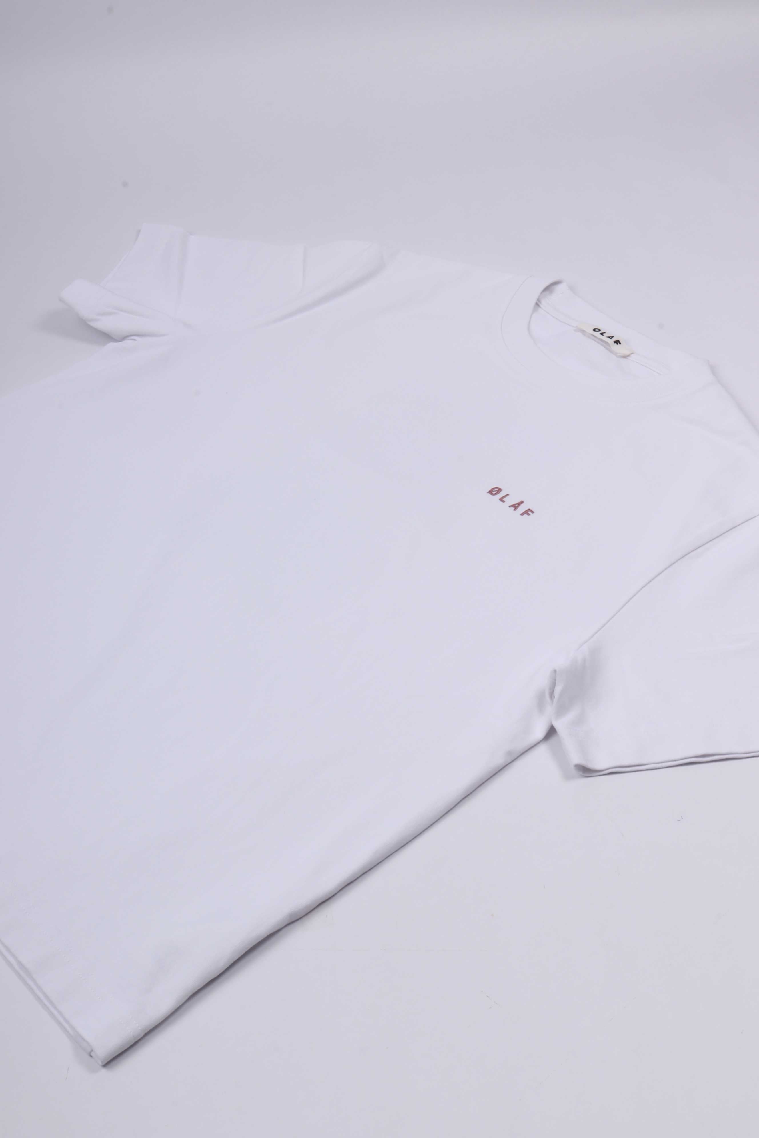Brushstroke gr. boxy tee optical white