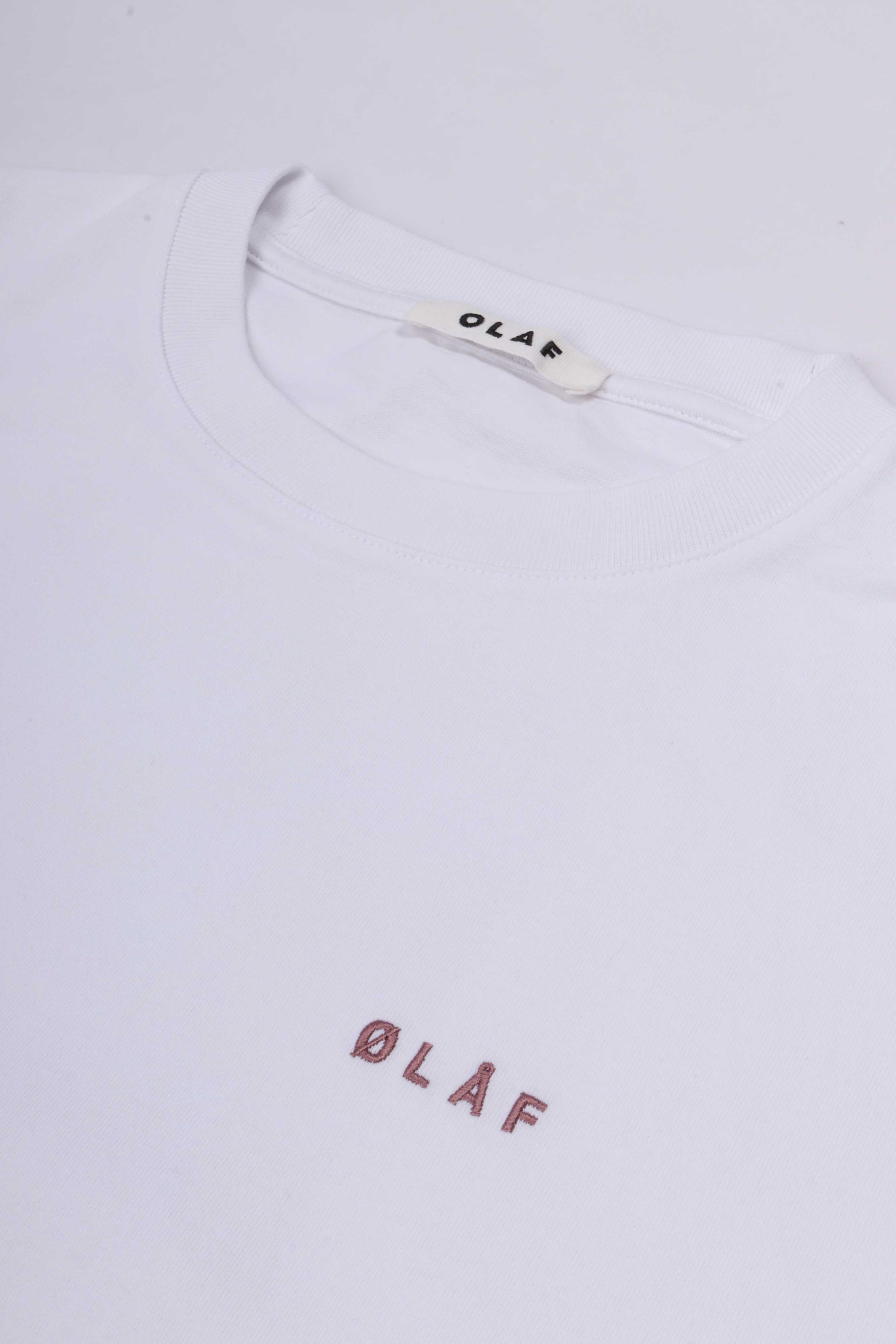 Brushstroke gr. boxy tee optical white