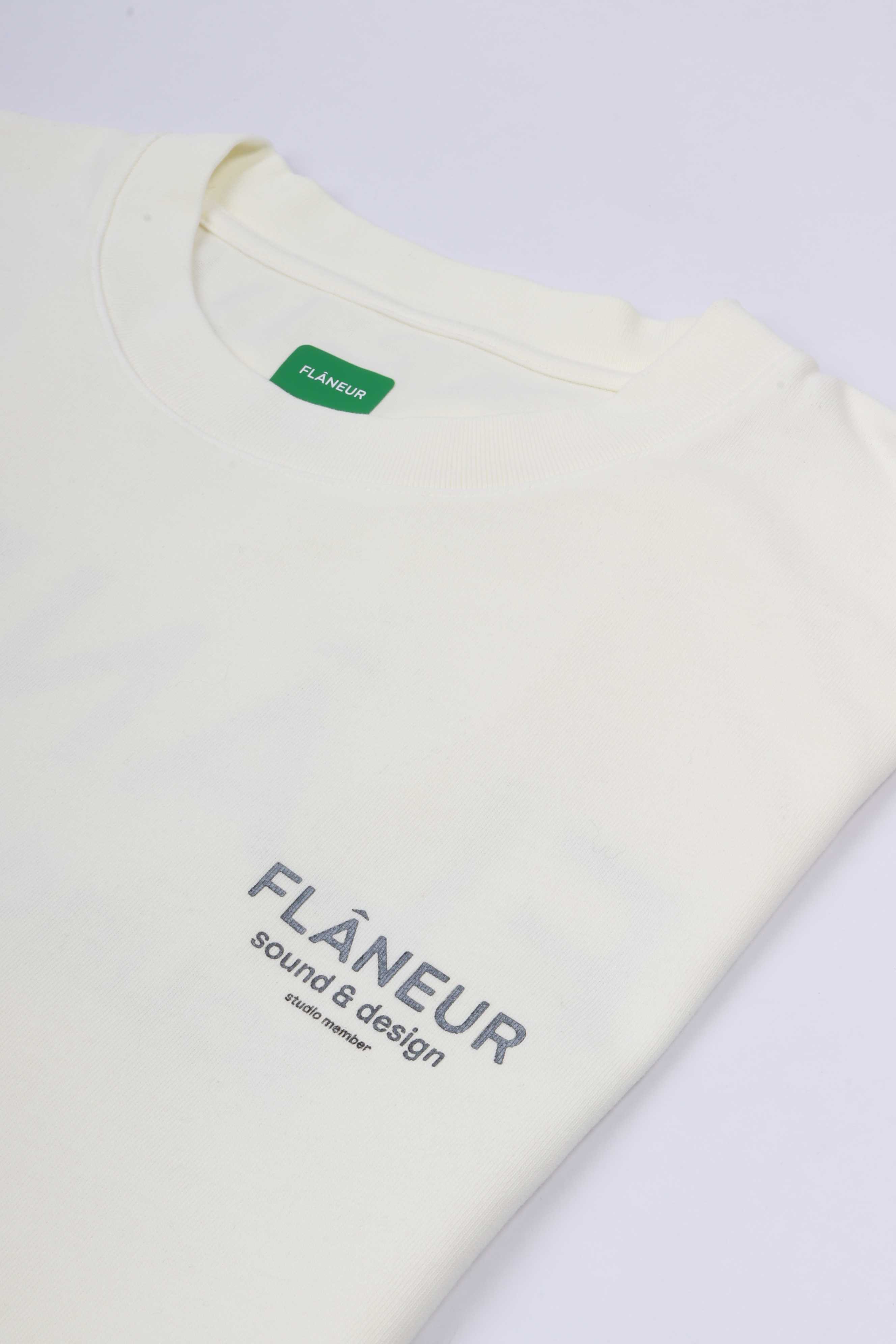 S&d t-shirt washed white