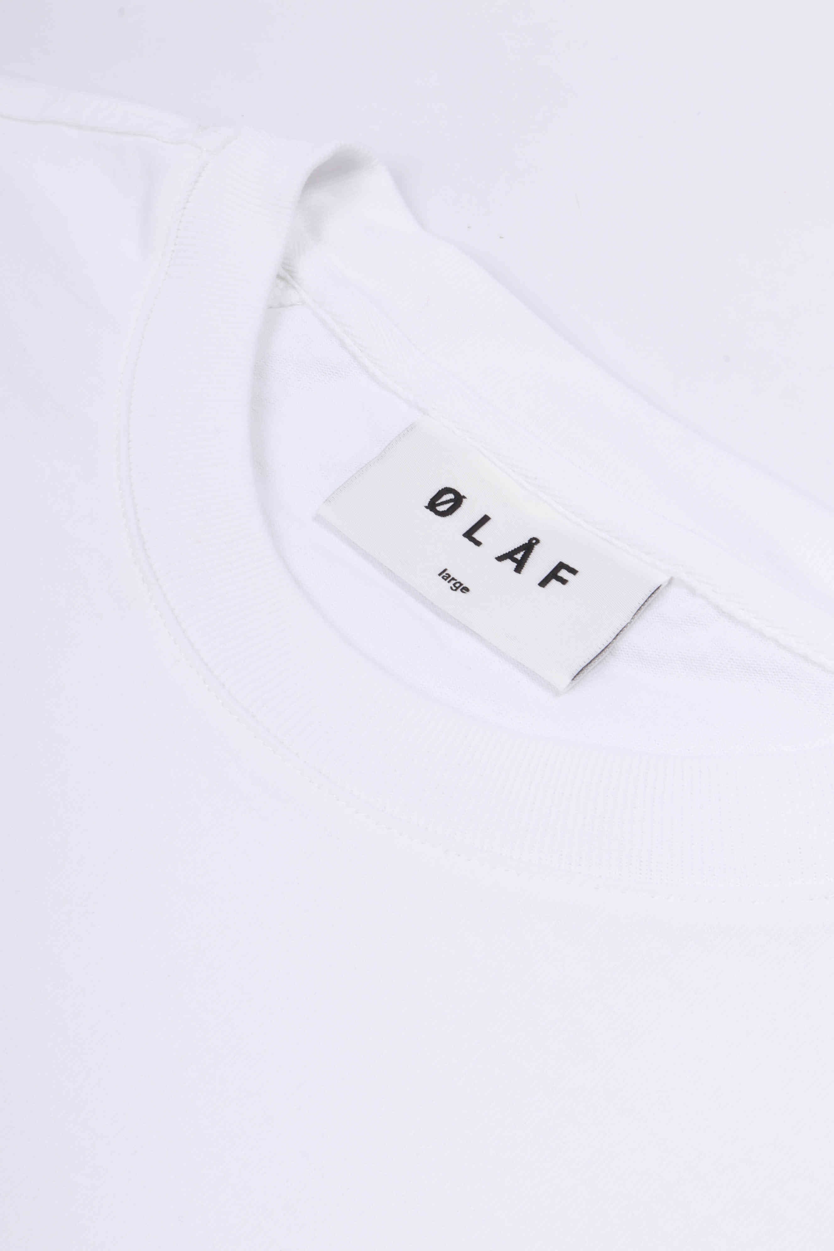 Signature tee optical white