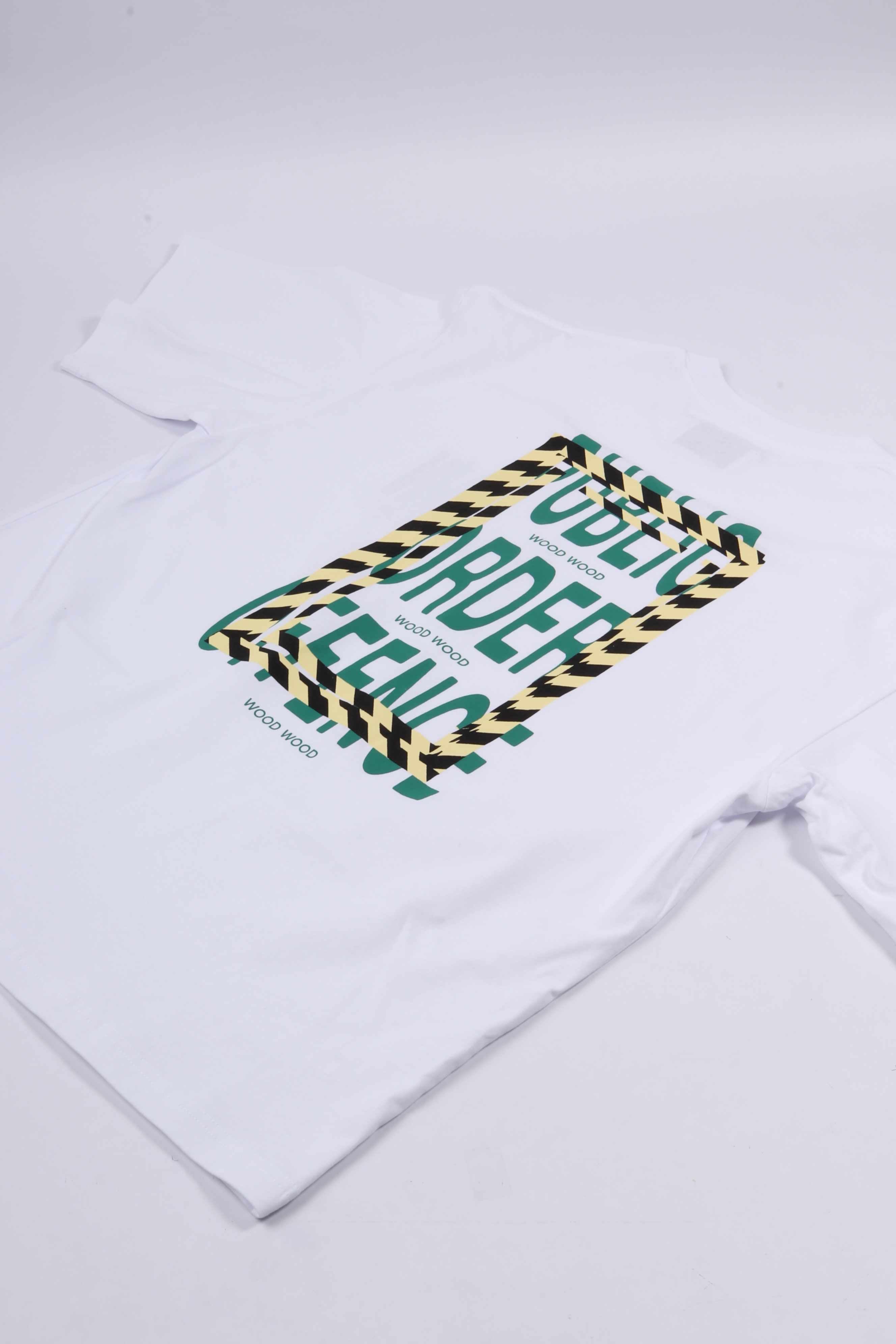 Gary tee public order bright white
