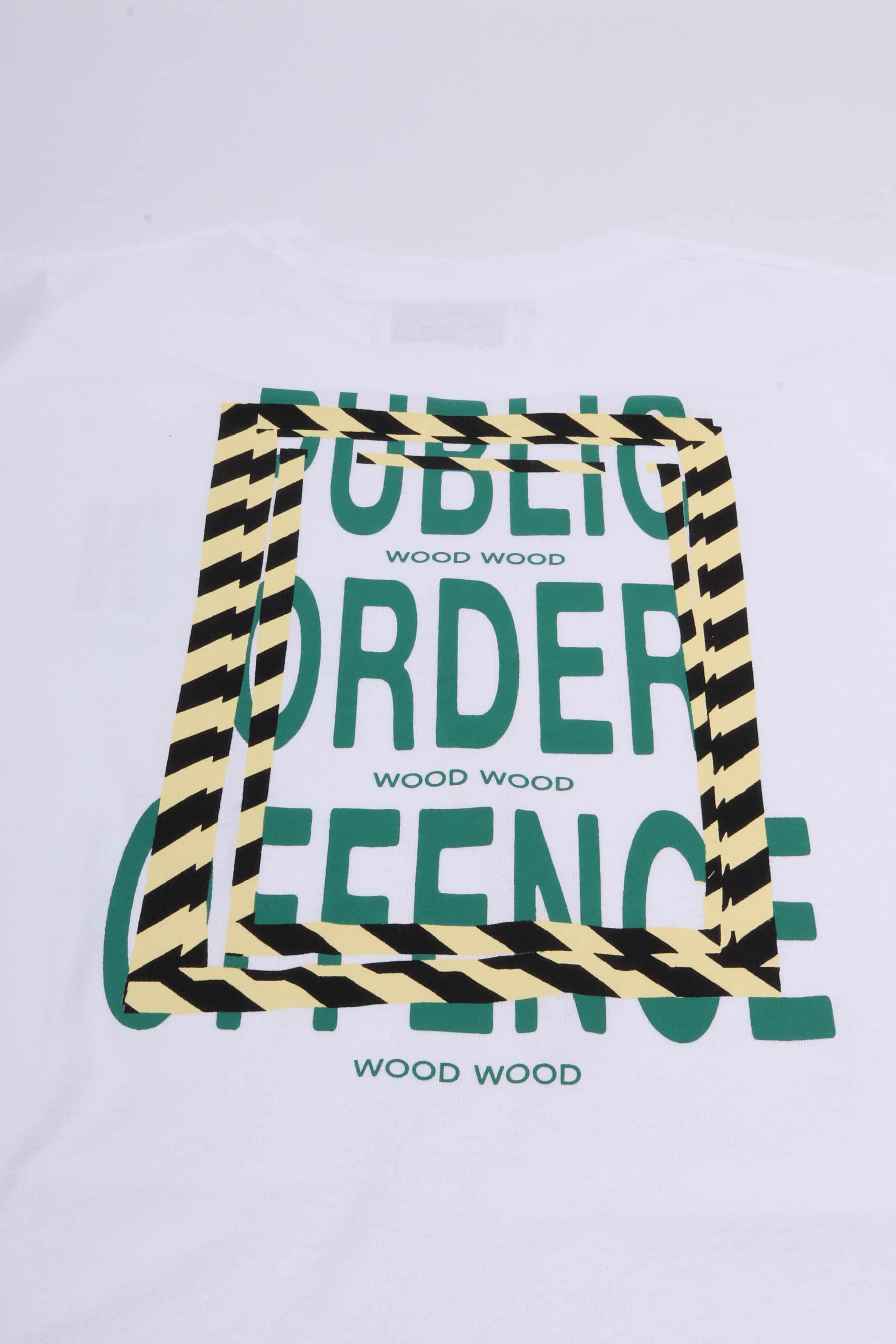 Gary tee public order bright white