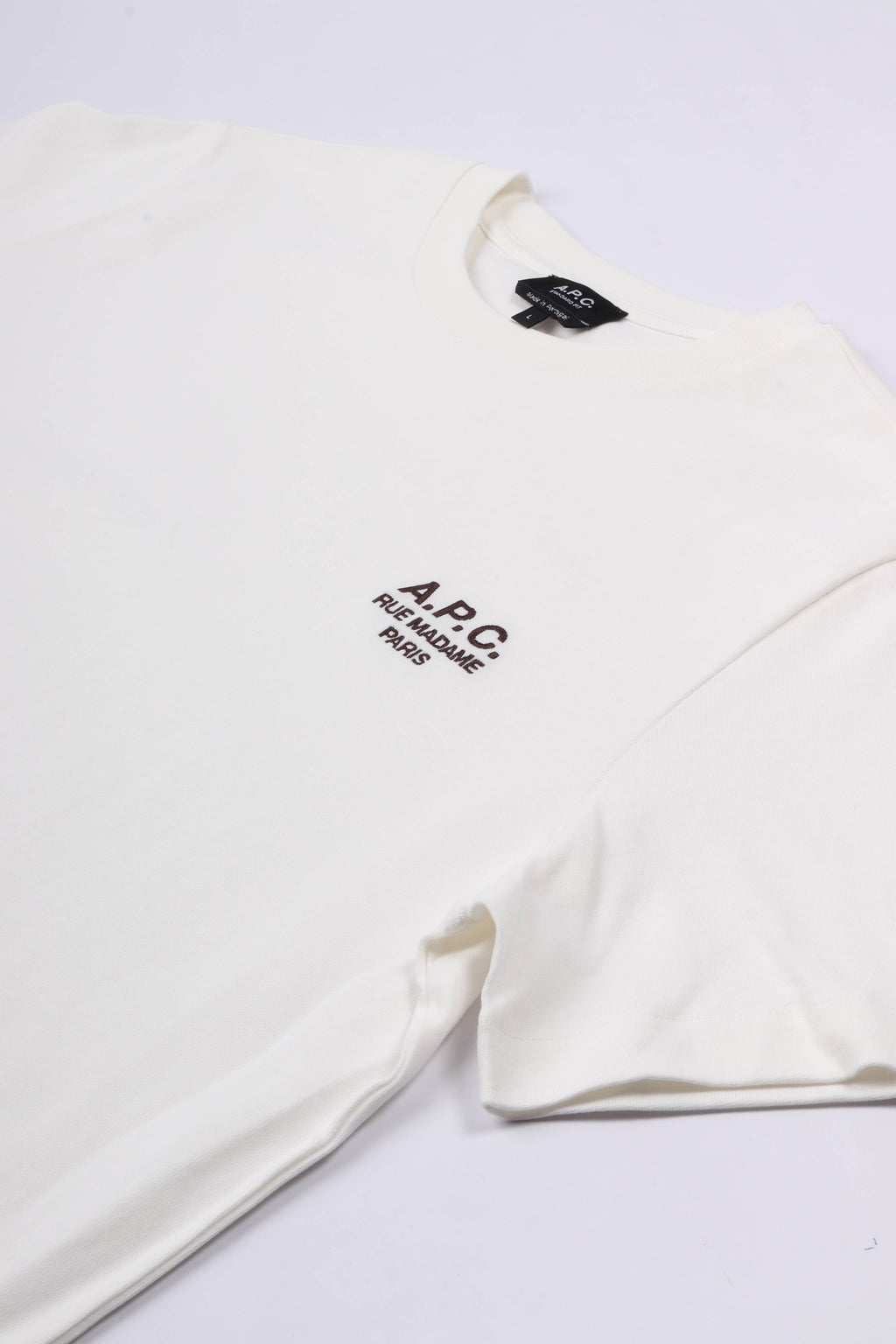 T-shirt standard rue madame blanc / marron