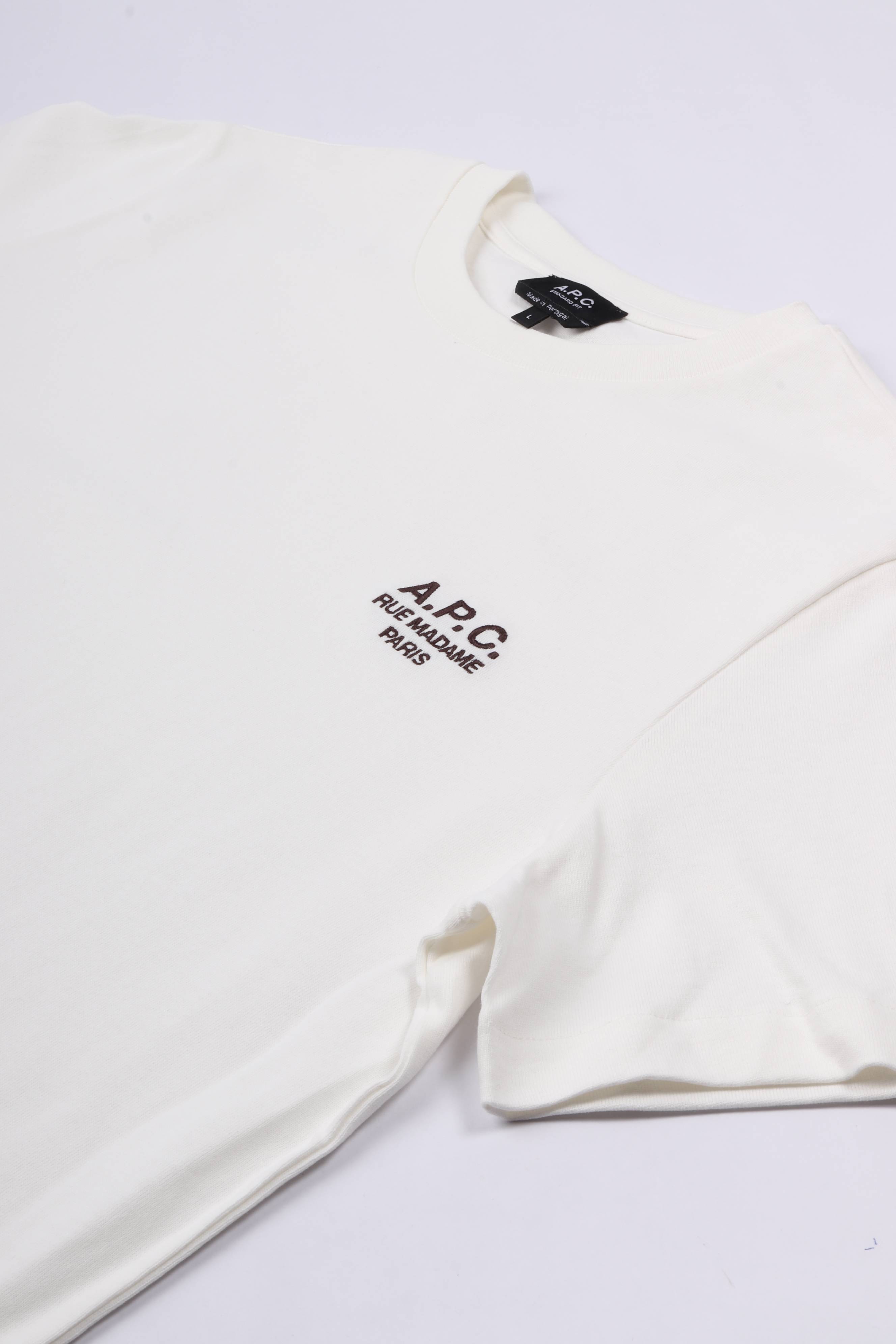T-shirt standard rue madame blanc / marron