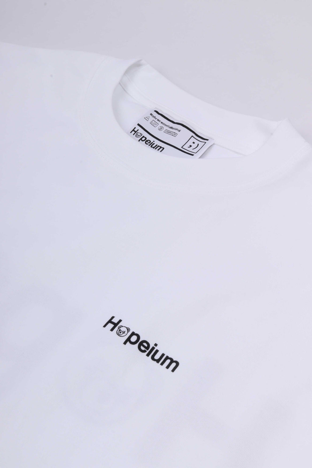 Hopeium print t-shirt white