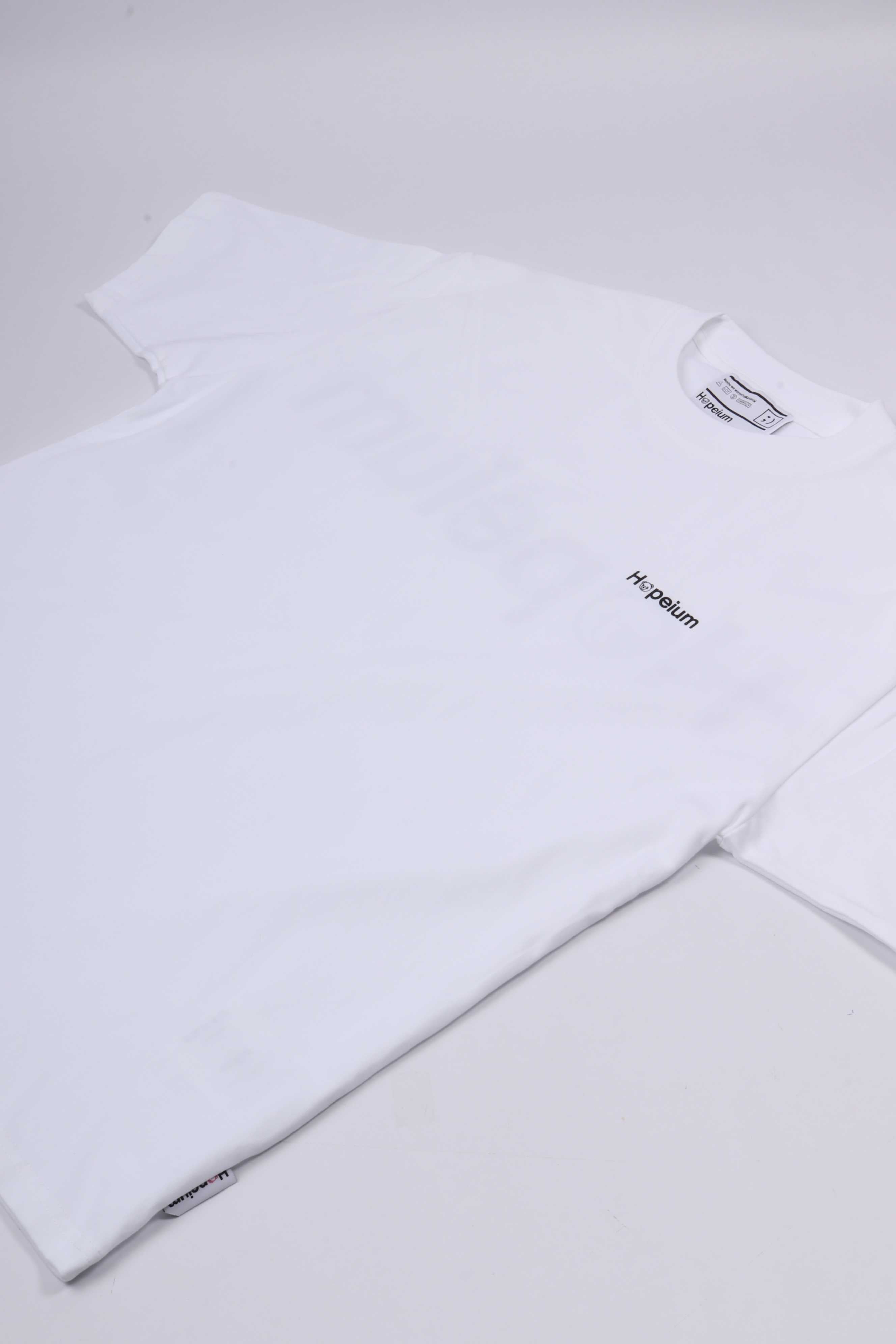 Hopeium print t-shirt white