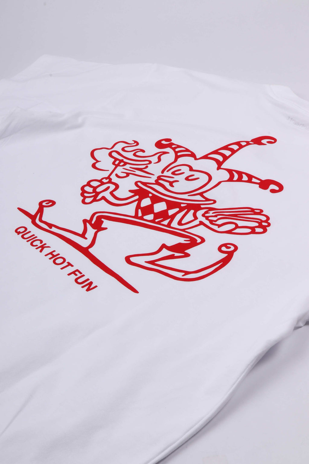 S/s harlequin bbq t-shirt white