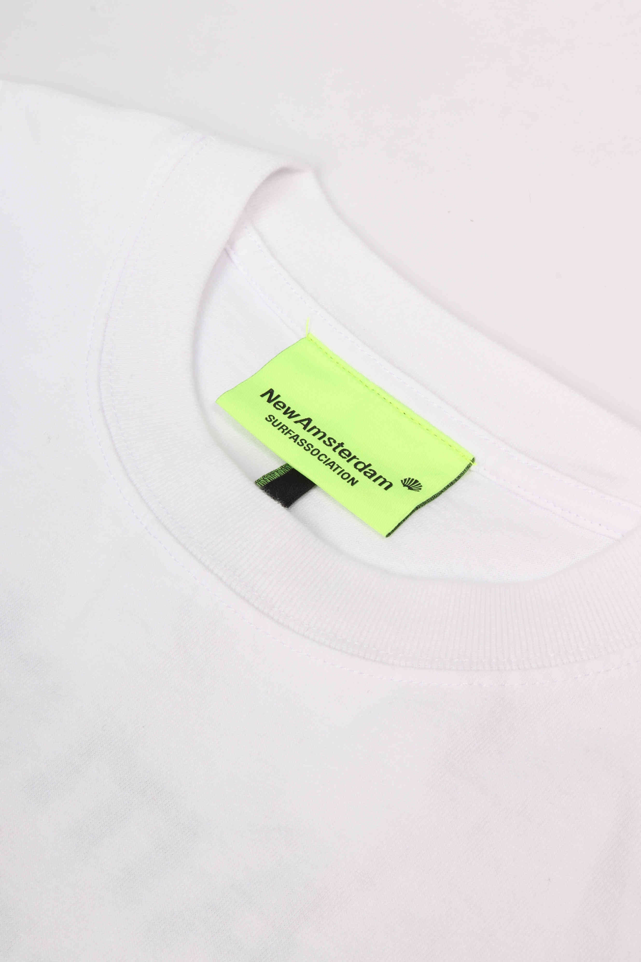 Logo tee+ white sea gree