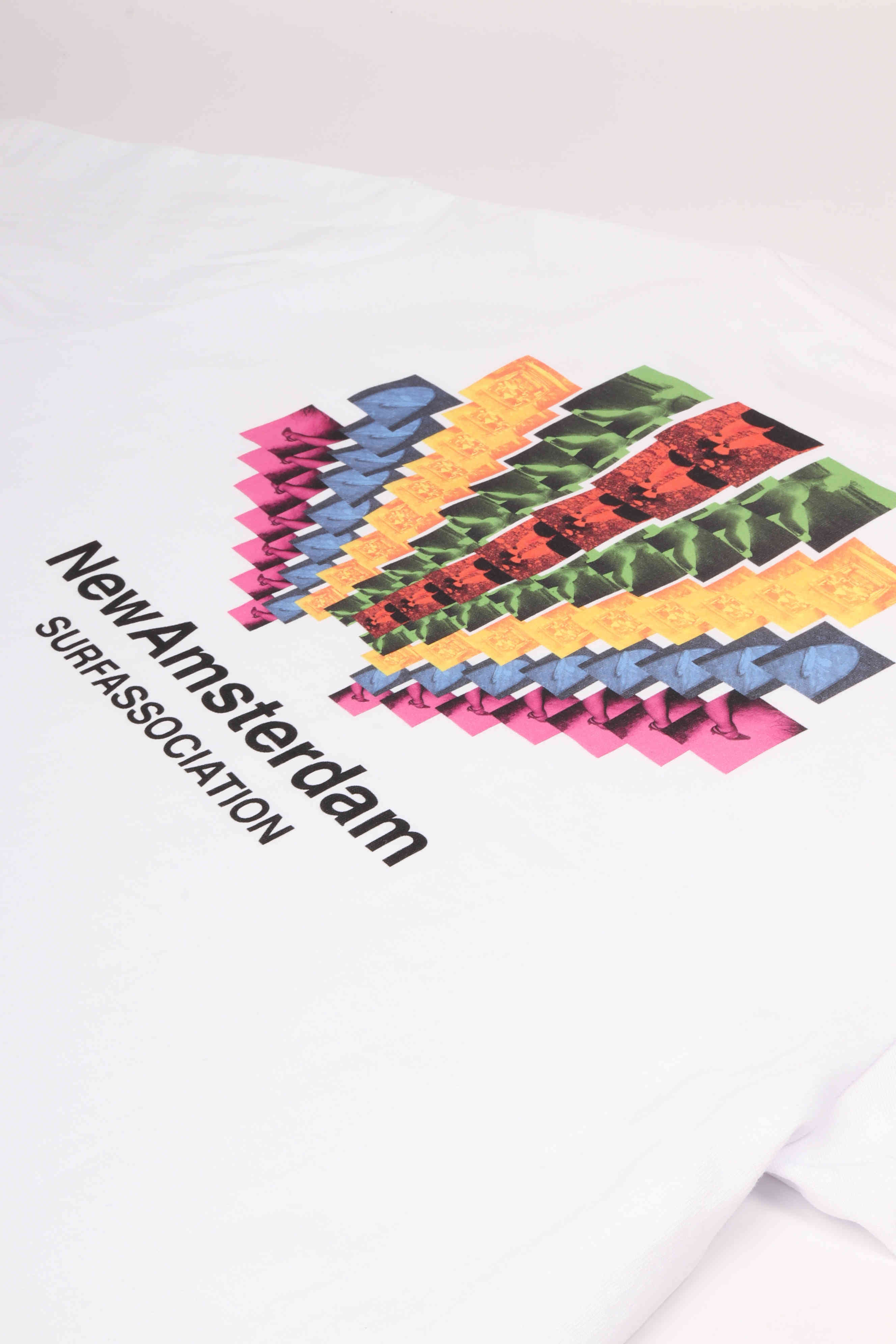 Collage tee white