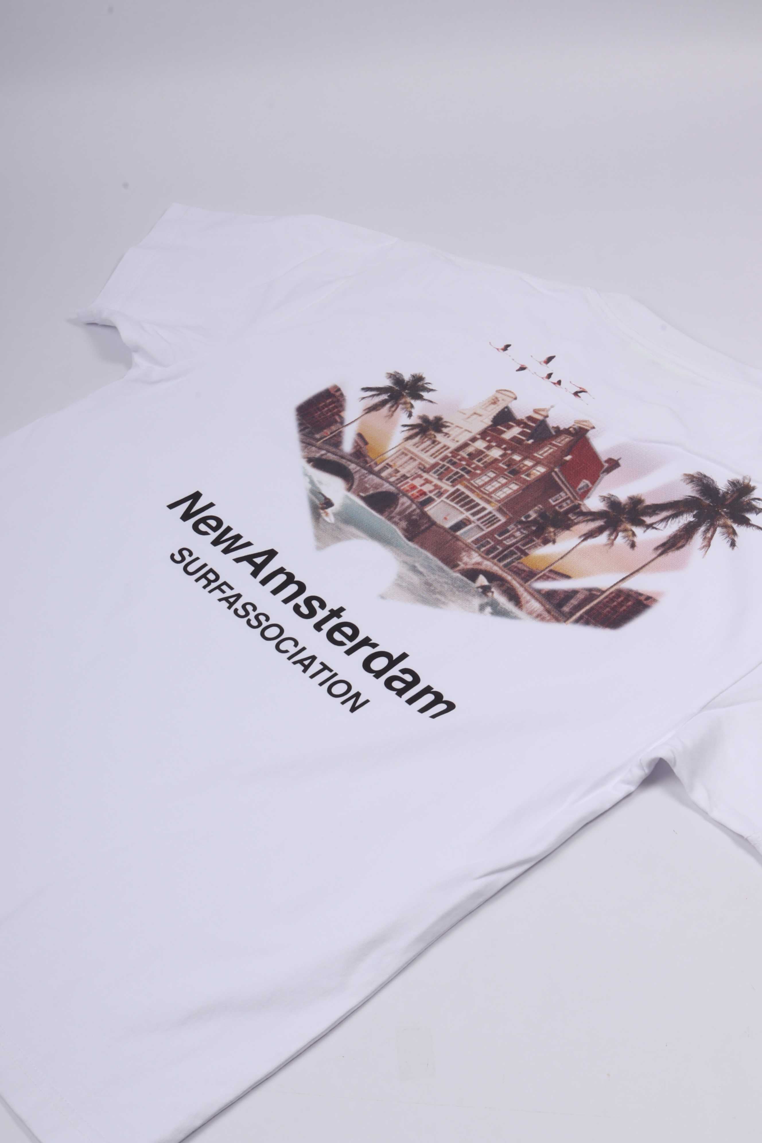 Tropical tee white