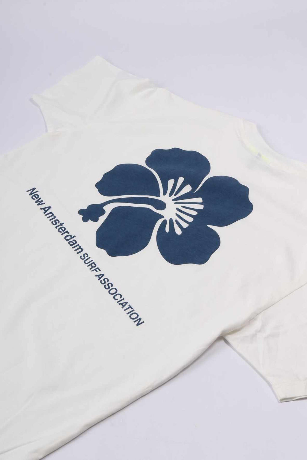 Hibiscus tee washed white