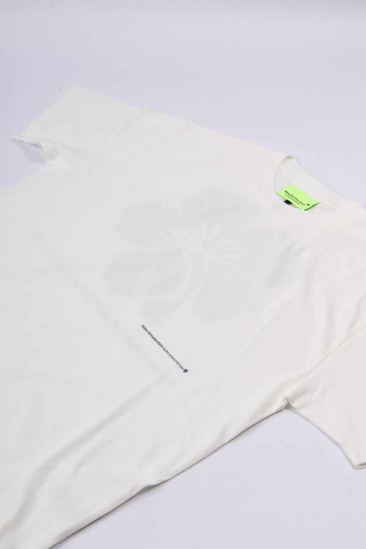 Hibiscus tee washed white