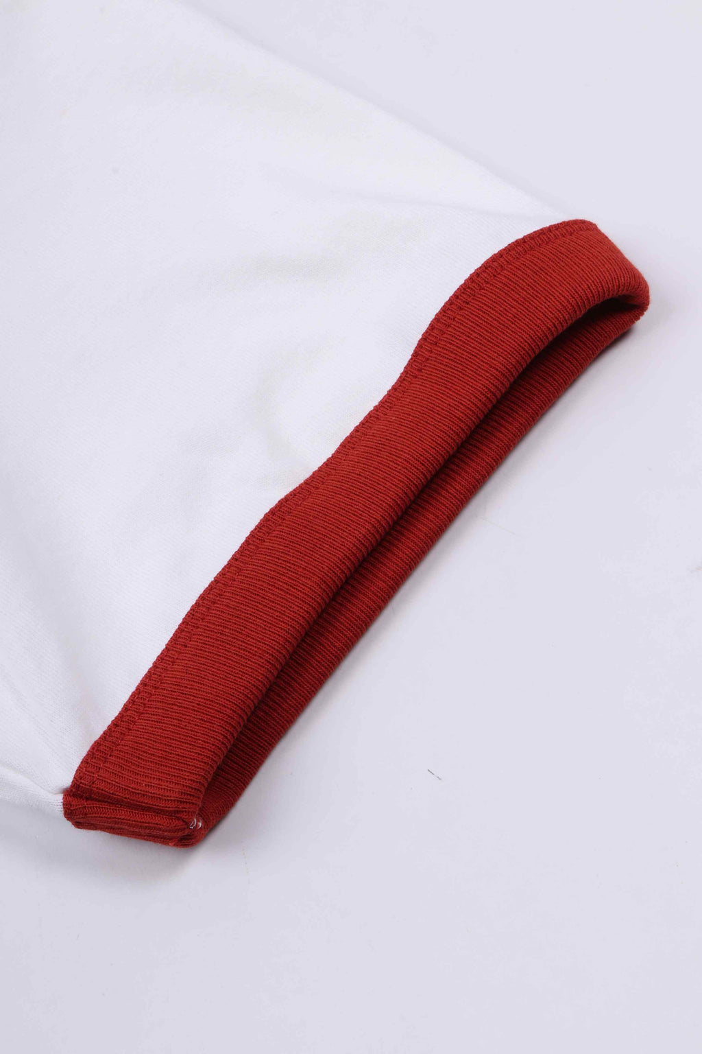 S/s ip ringer t-shirt white / red