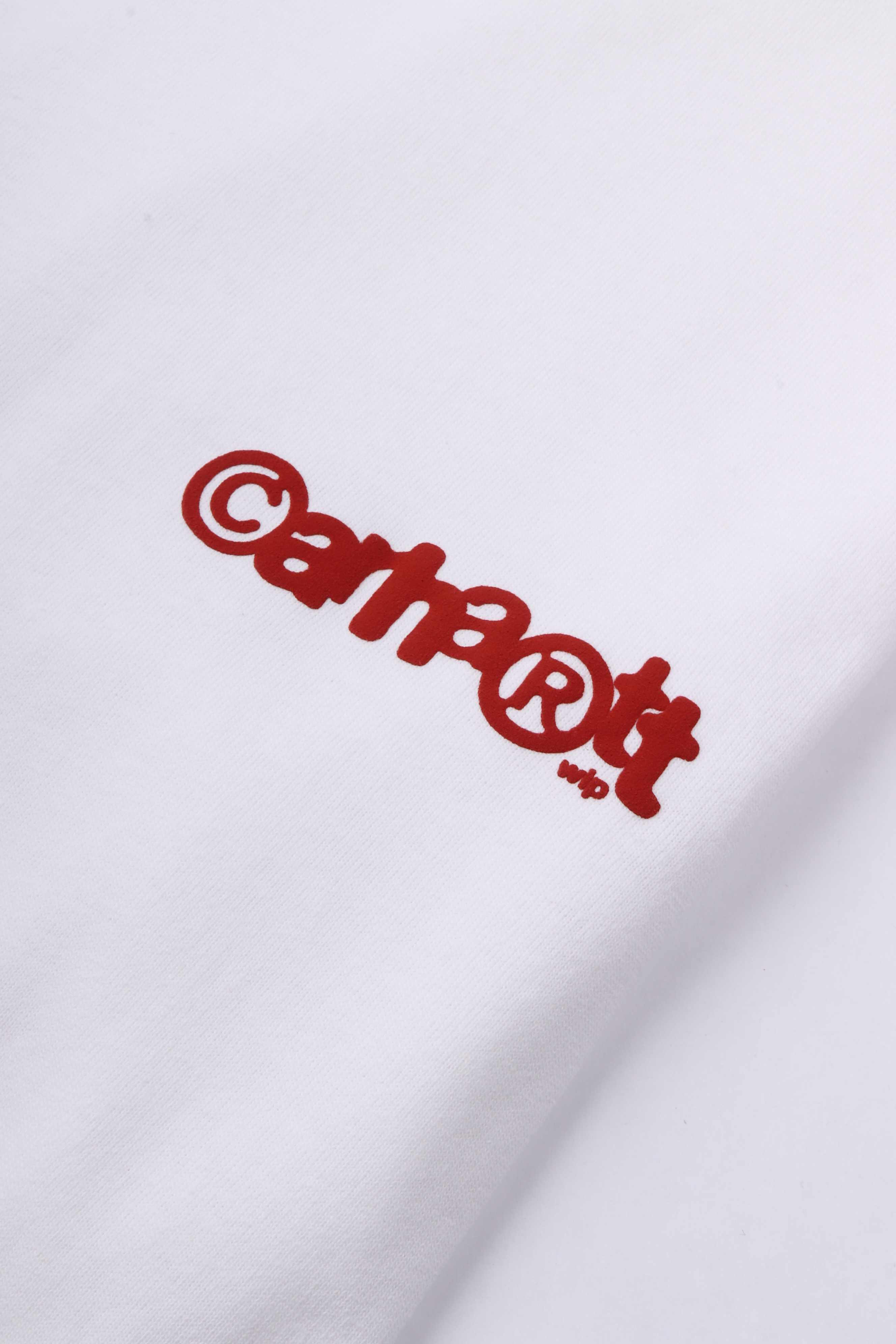 S/s ip ringer t-shirt white / red