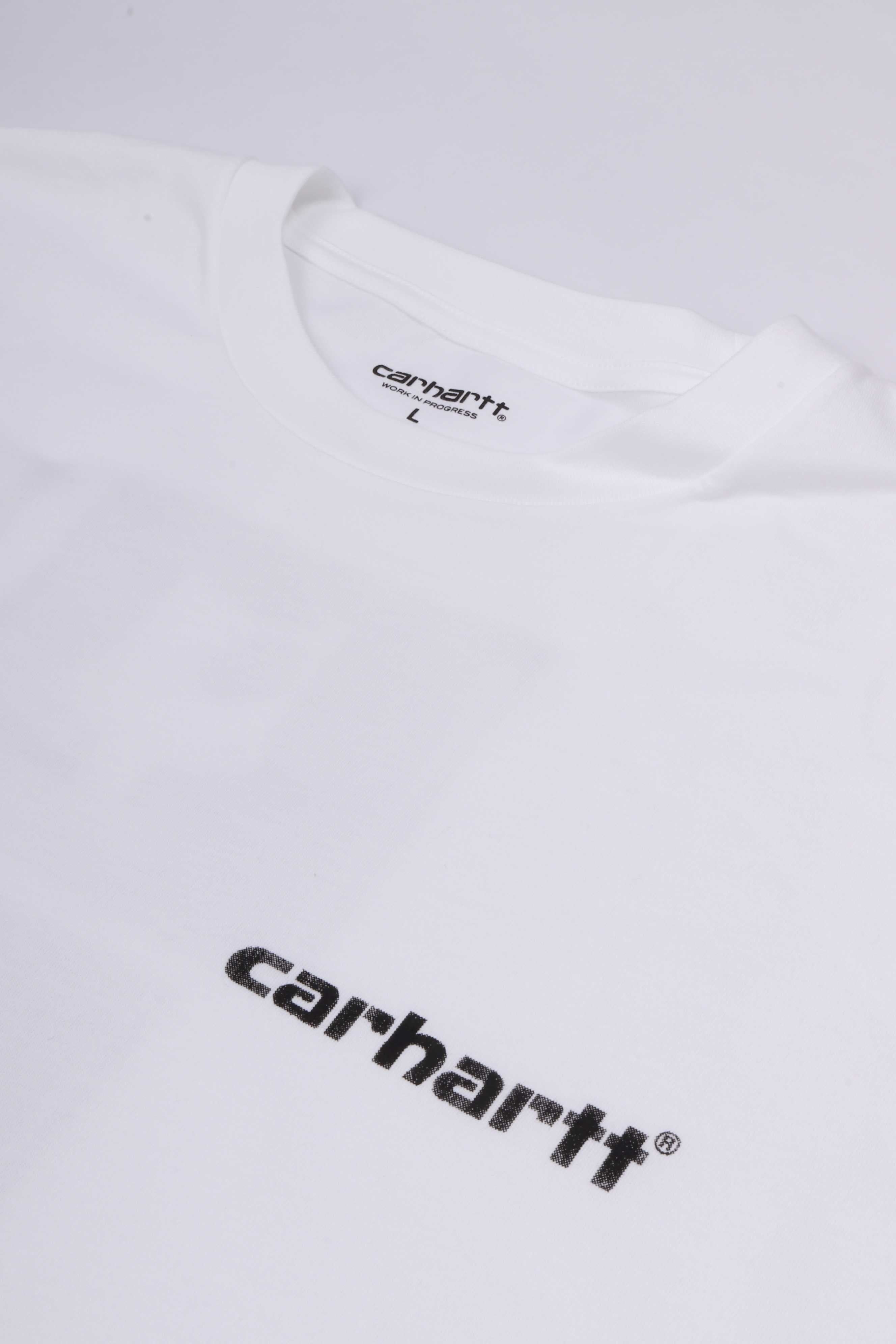 S/s caps t-shirt white