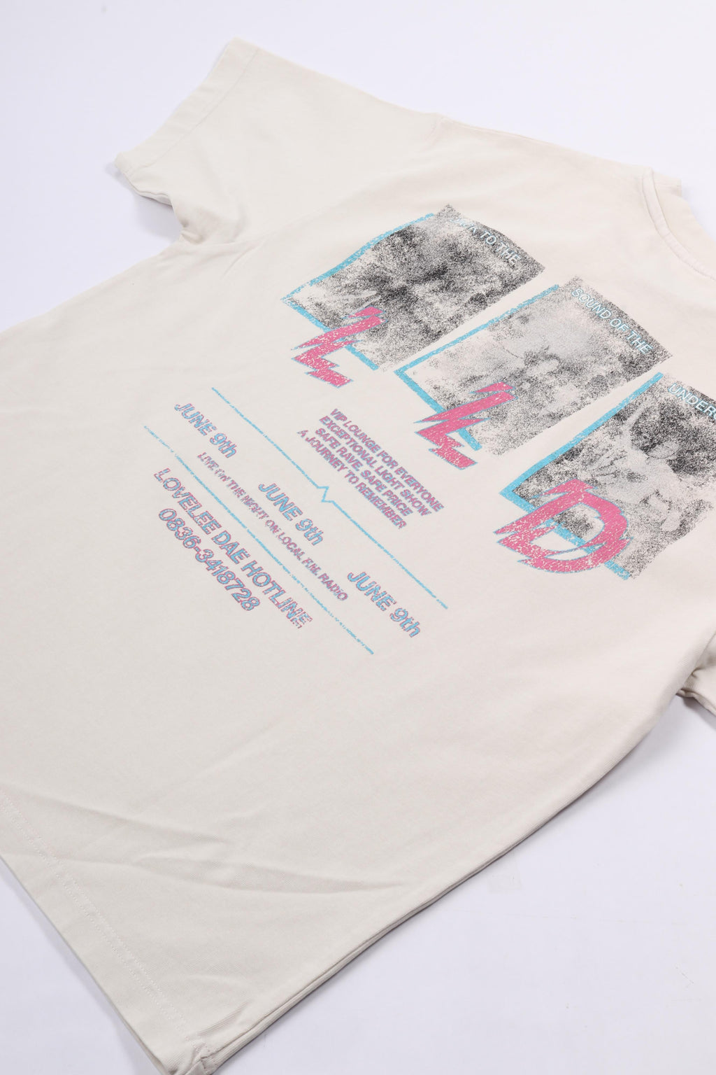 Lld tee ss vintage white