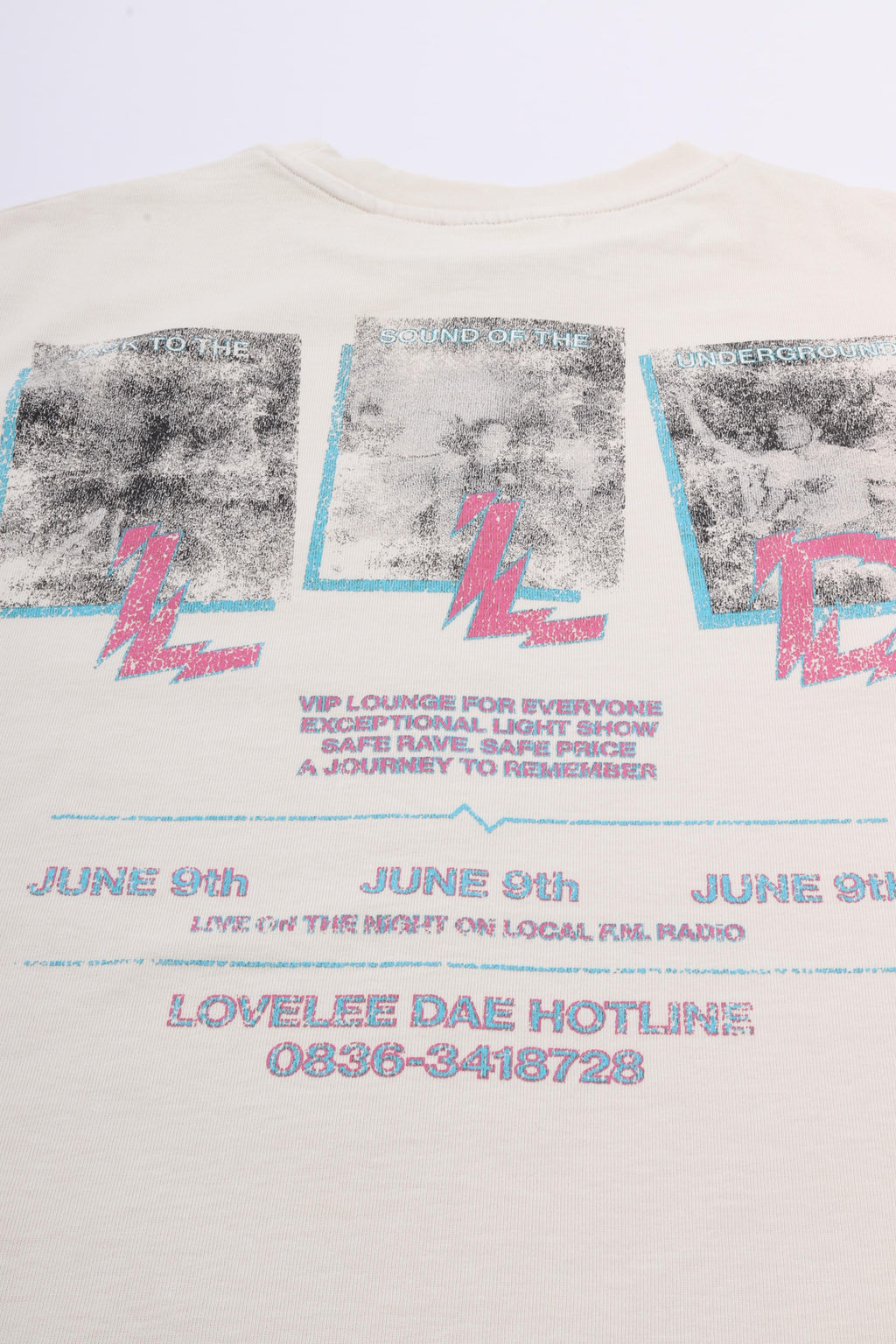 Lld tee ss vintage white