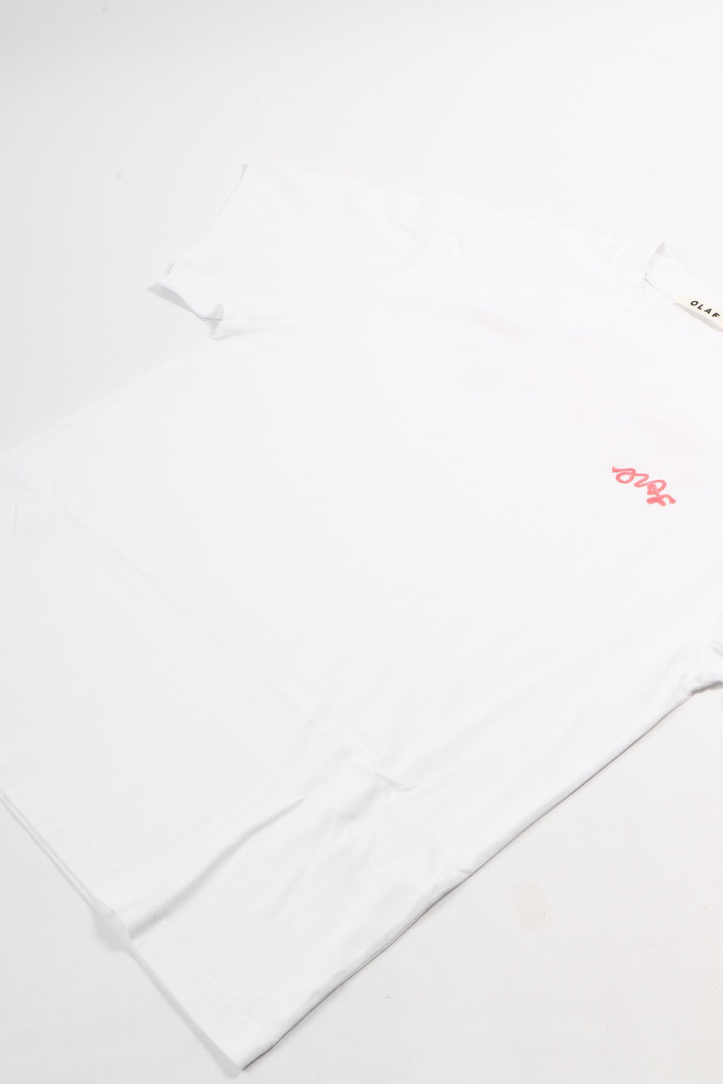 Lasso signature tee optical white