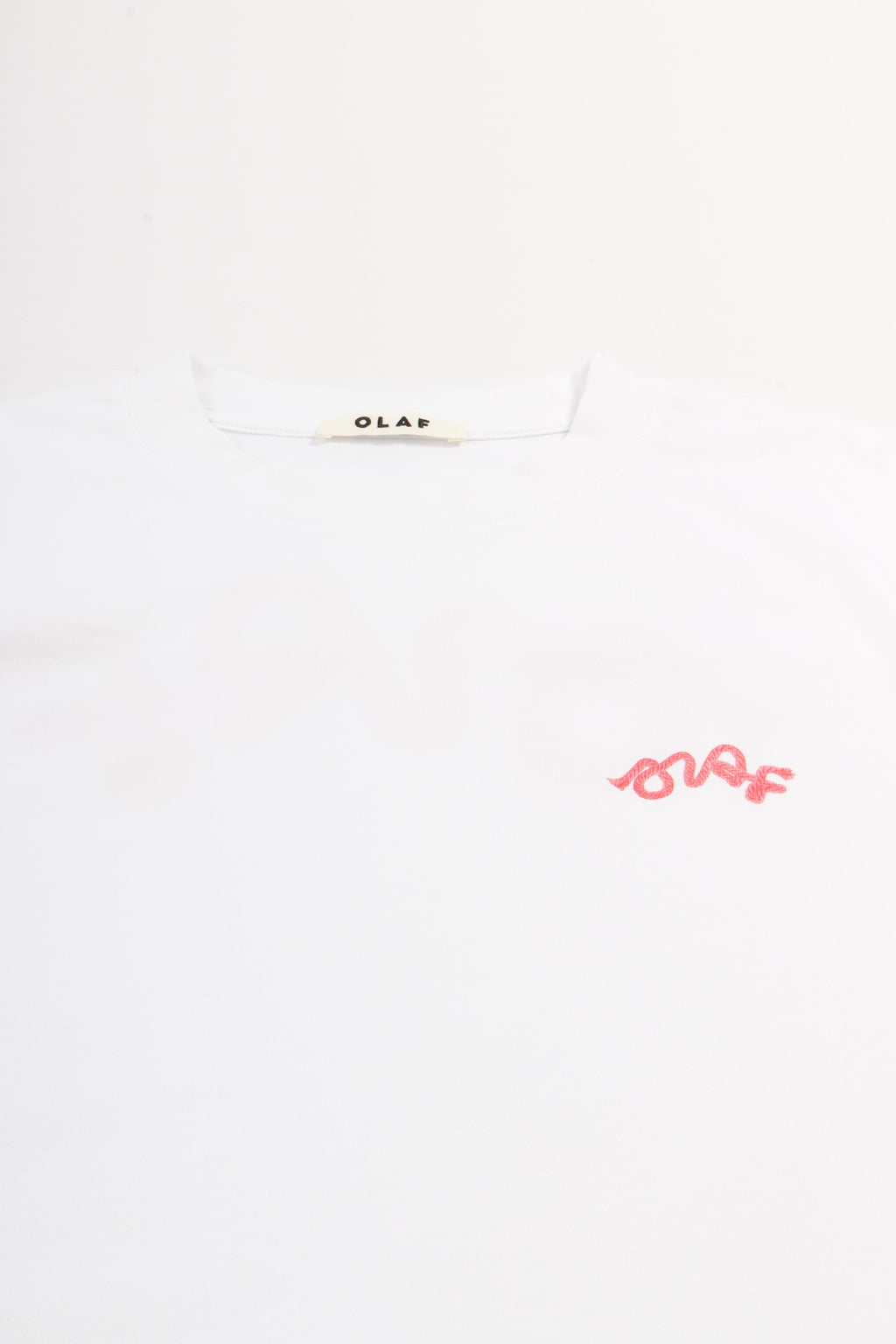 Lasso signature tee optical white