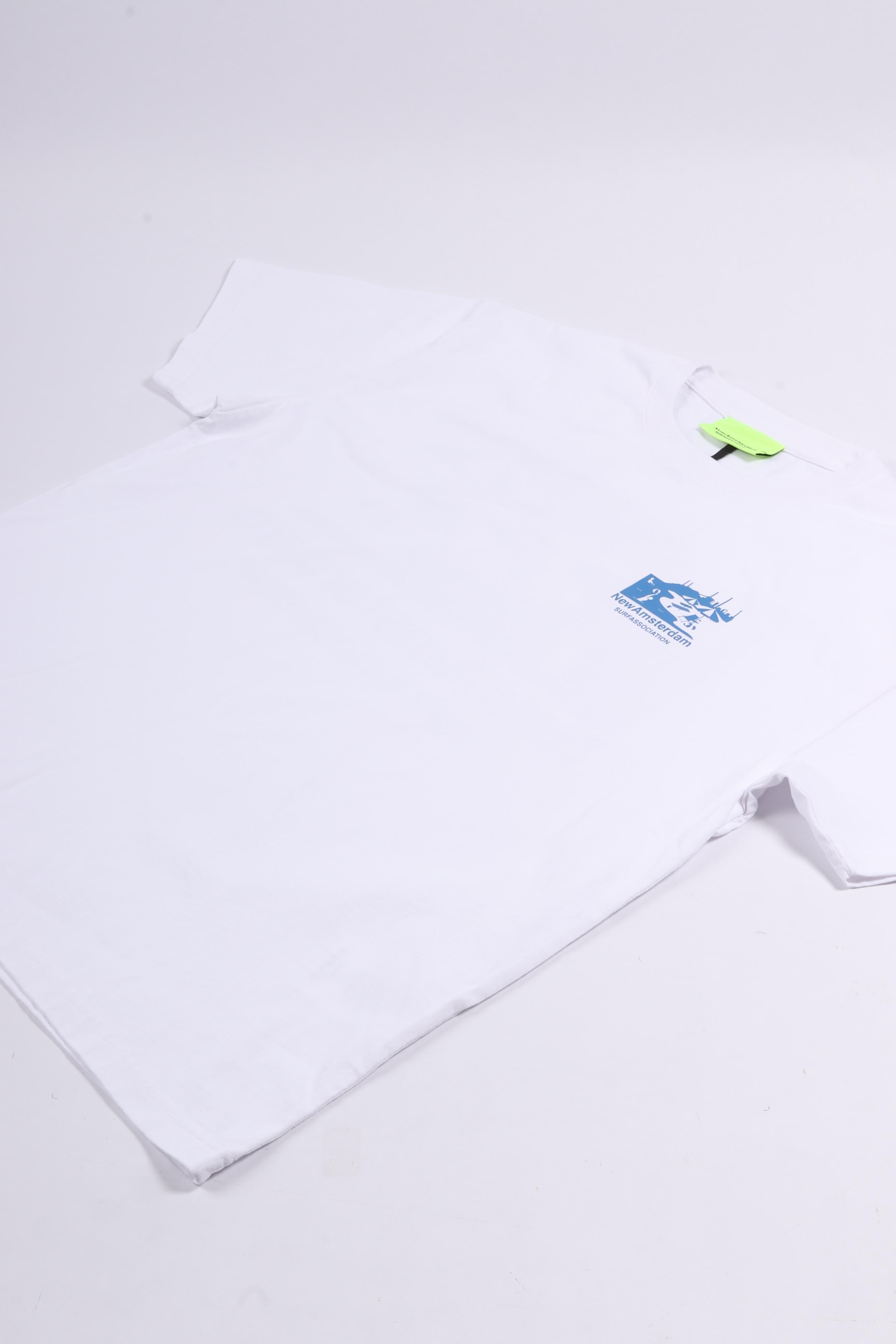 Beach sign tee white