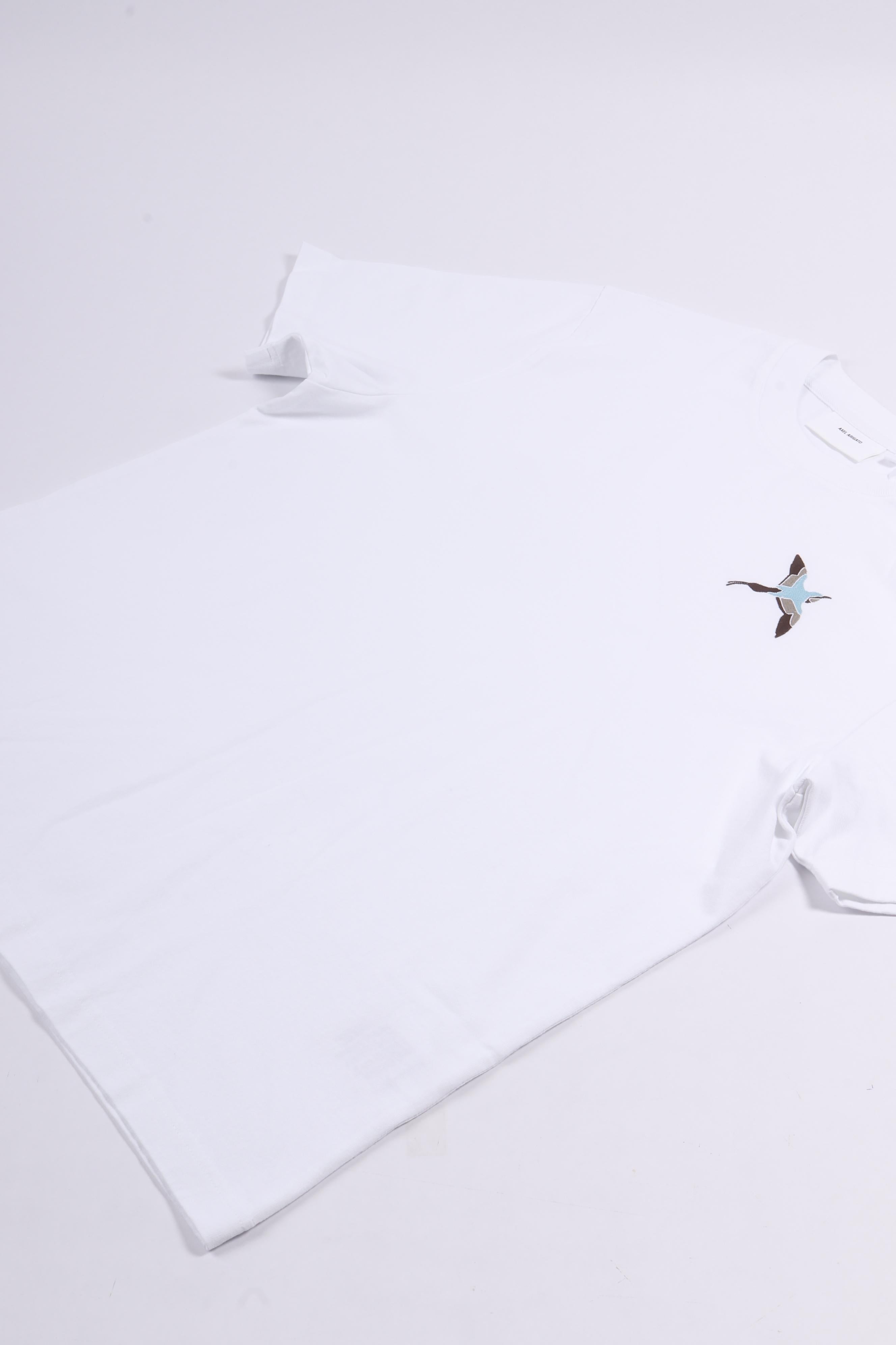 Micro bee bird t-shirt white