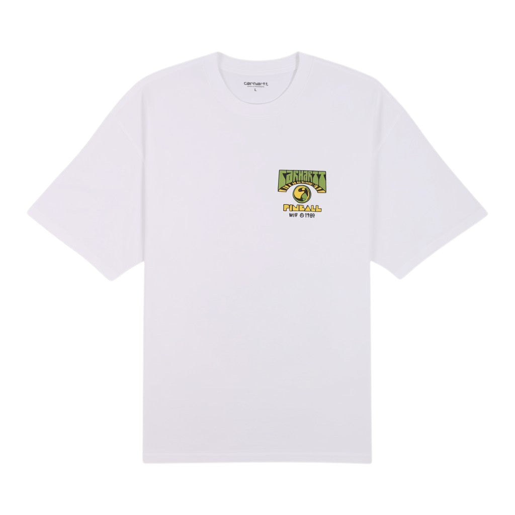 S/s pinball t-shirt white