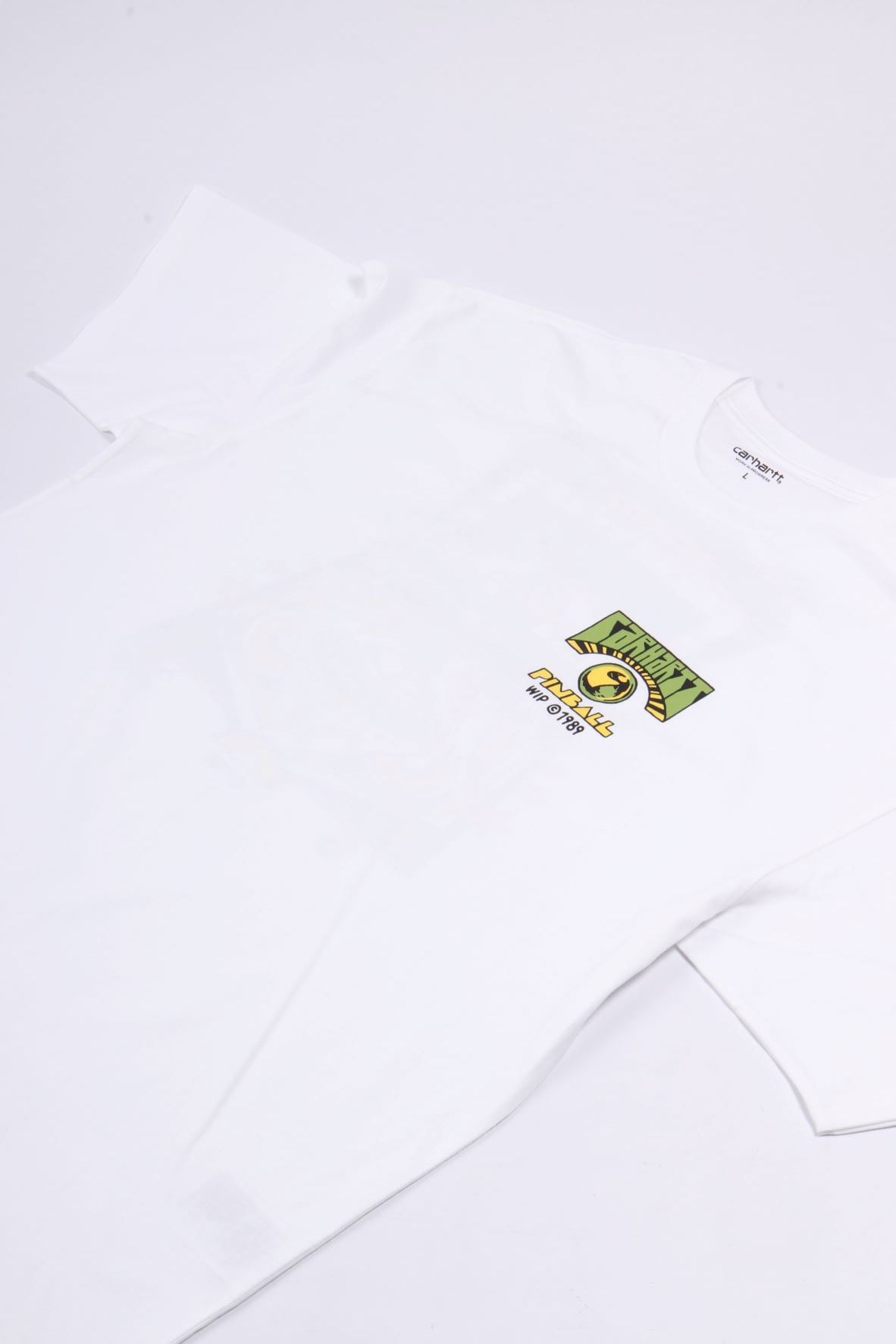 S/s pinball t-shirt white
