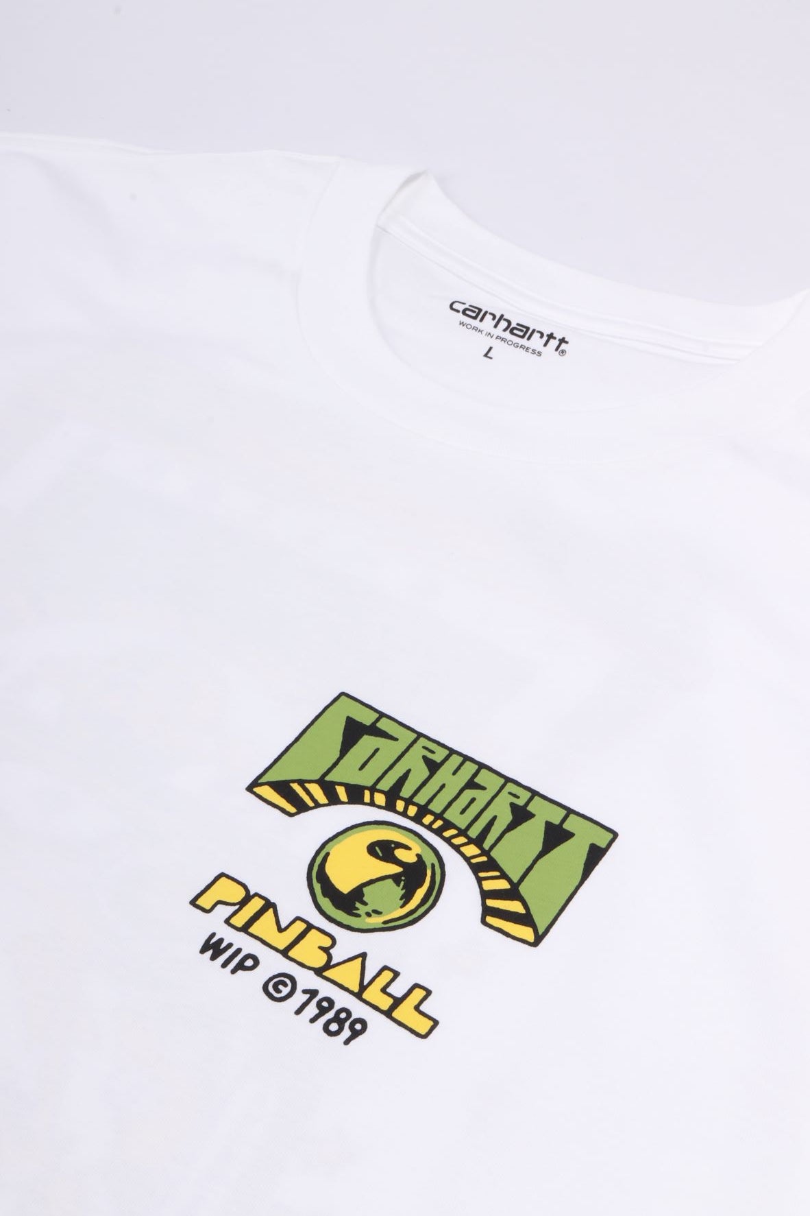 S/s pinball t-shirt white