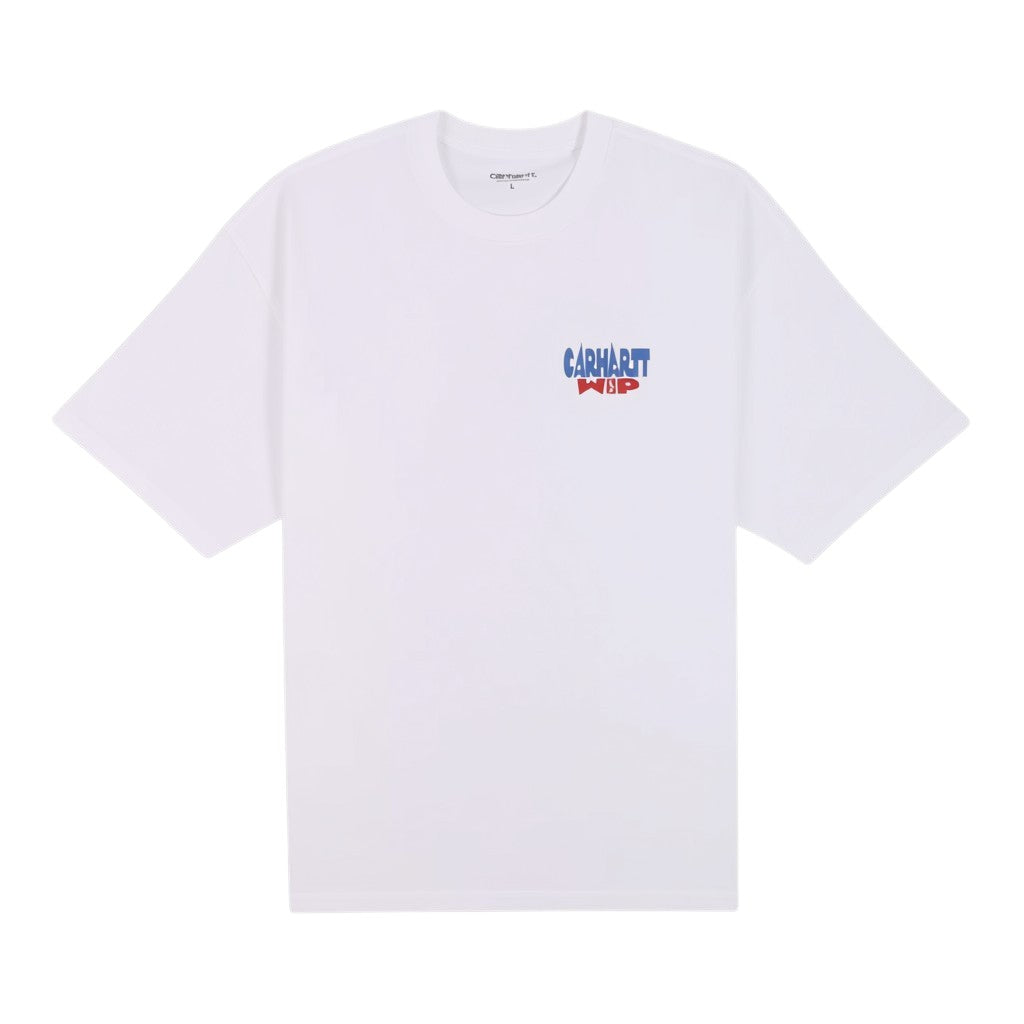 S/s luggage label t-shirt white