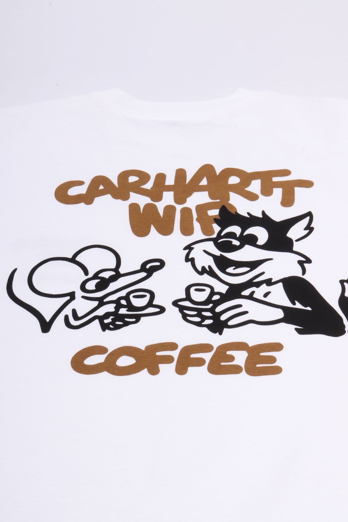 S/s coffee break t-shirt white