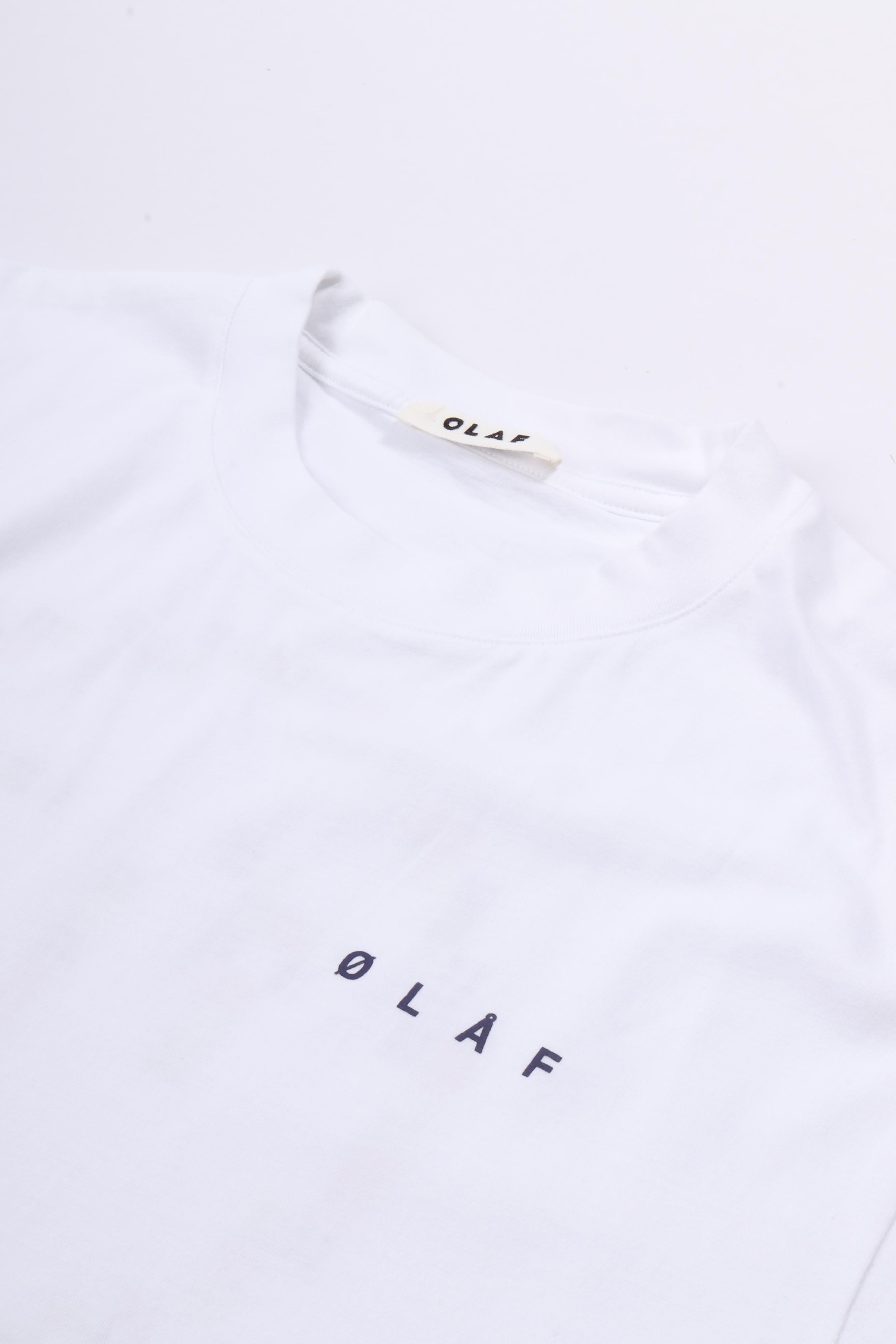 Dotted face tees optical white