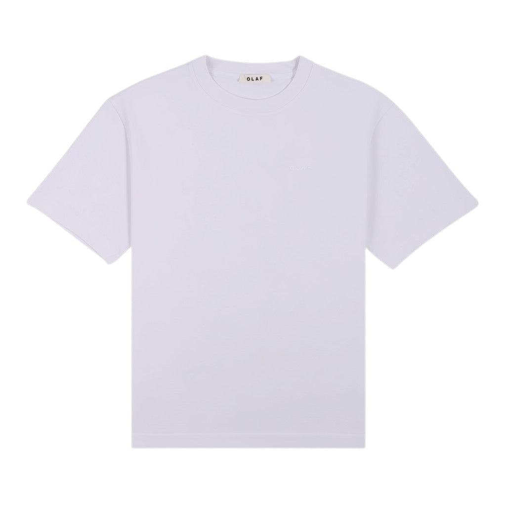 Dotted monogram tees optical white