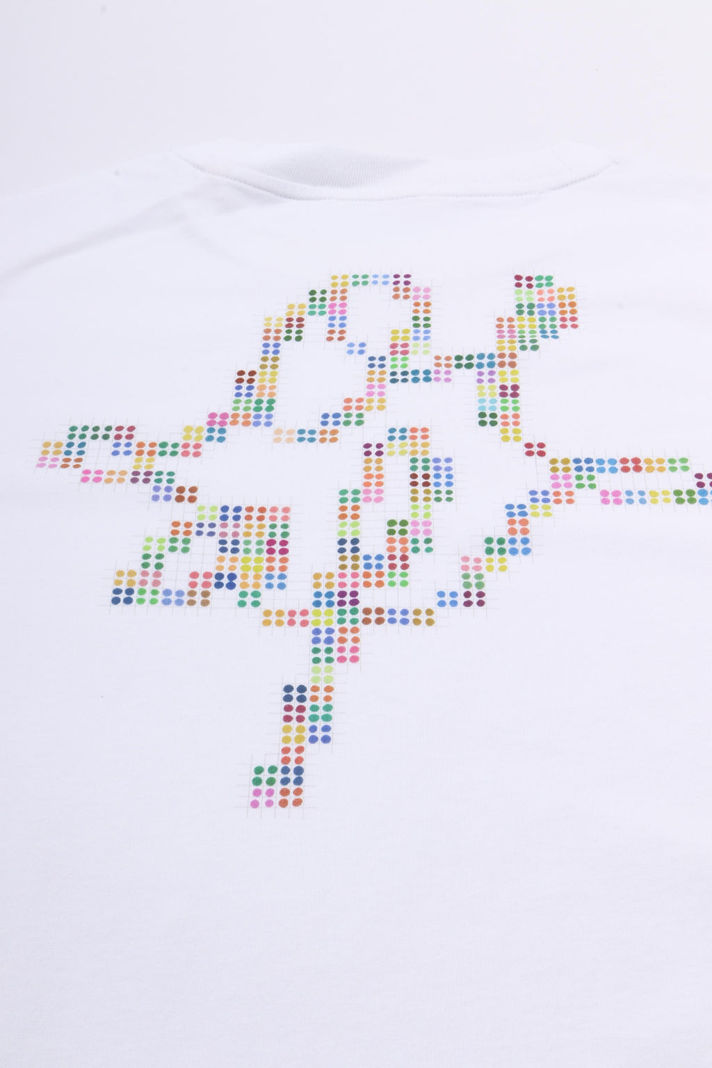 Dotted monogram tees optical white