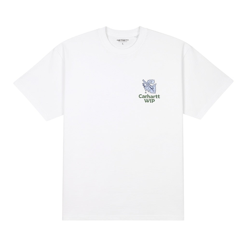 S/s grape picket t-shirt white