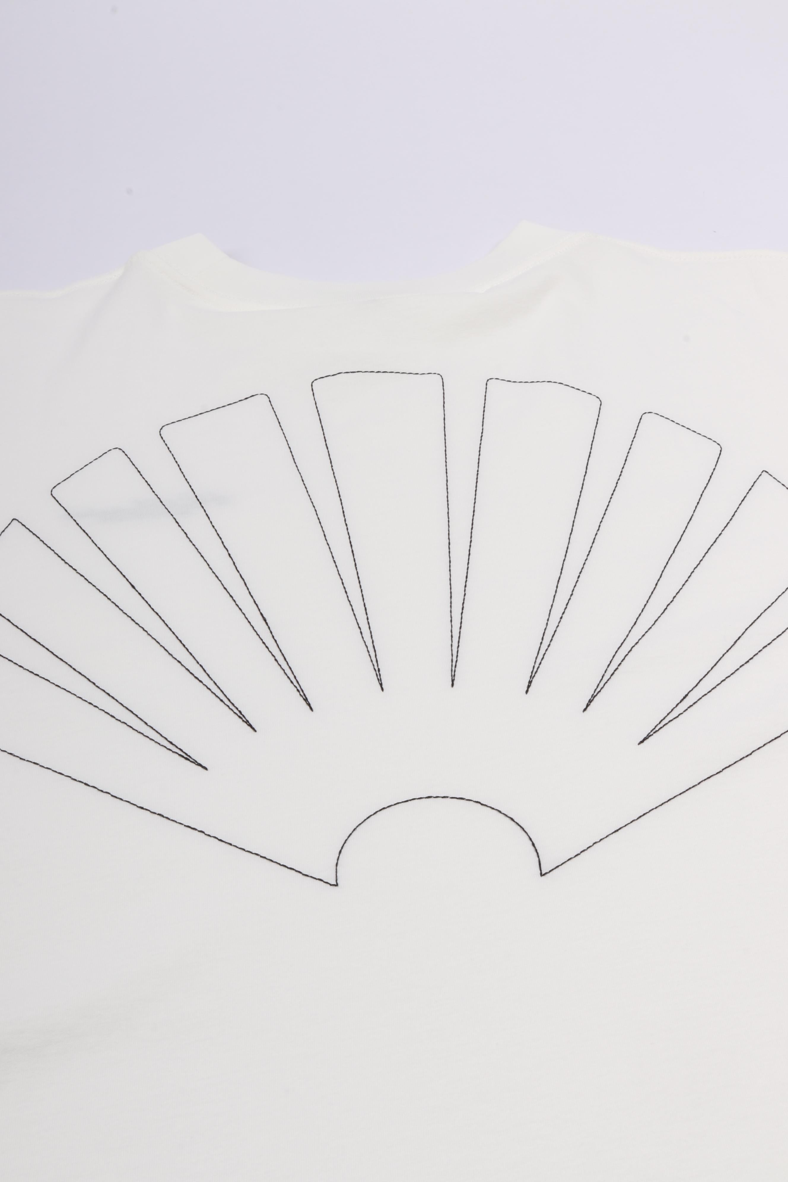 Big logo tee washed white