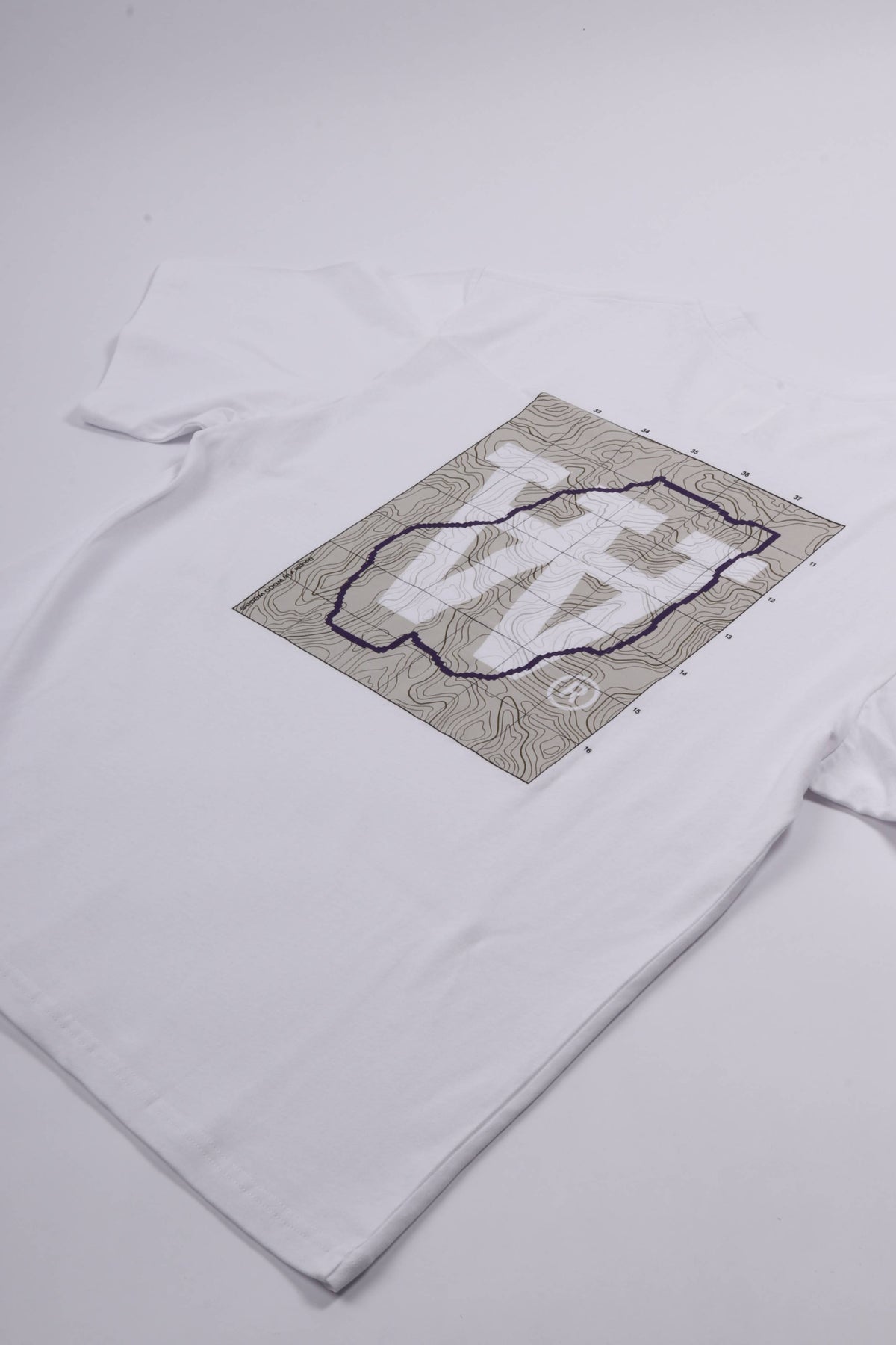 Wwliam map tee bright white