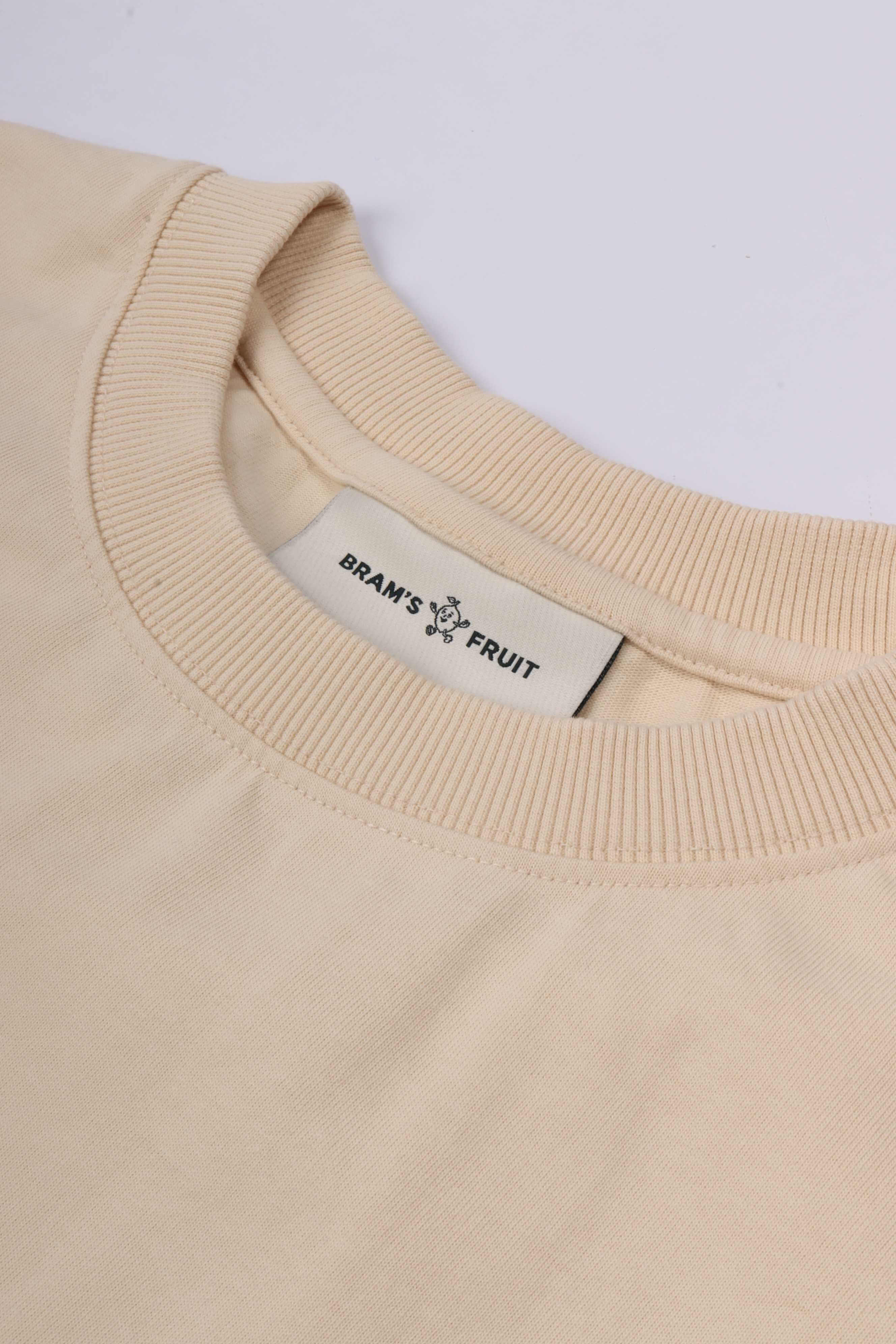 Botanical t-shirt beige