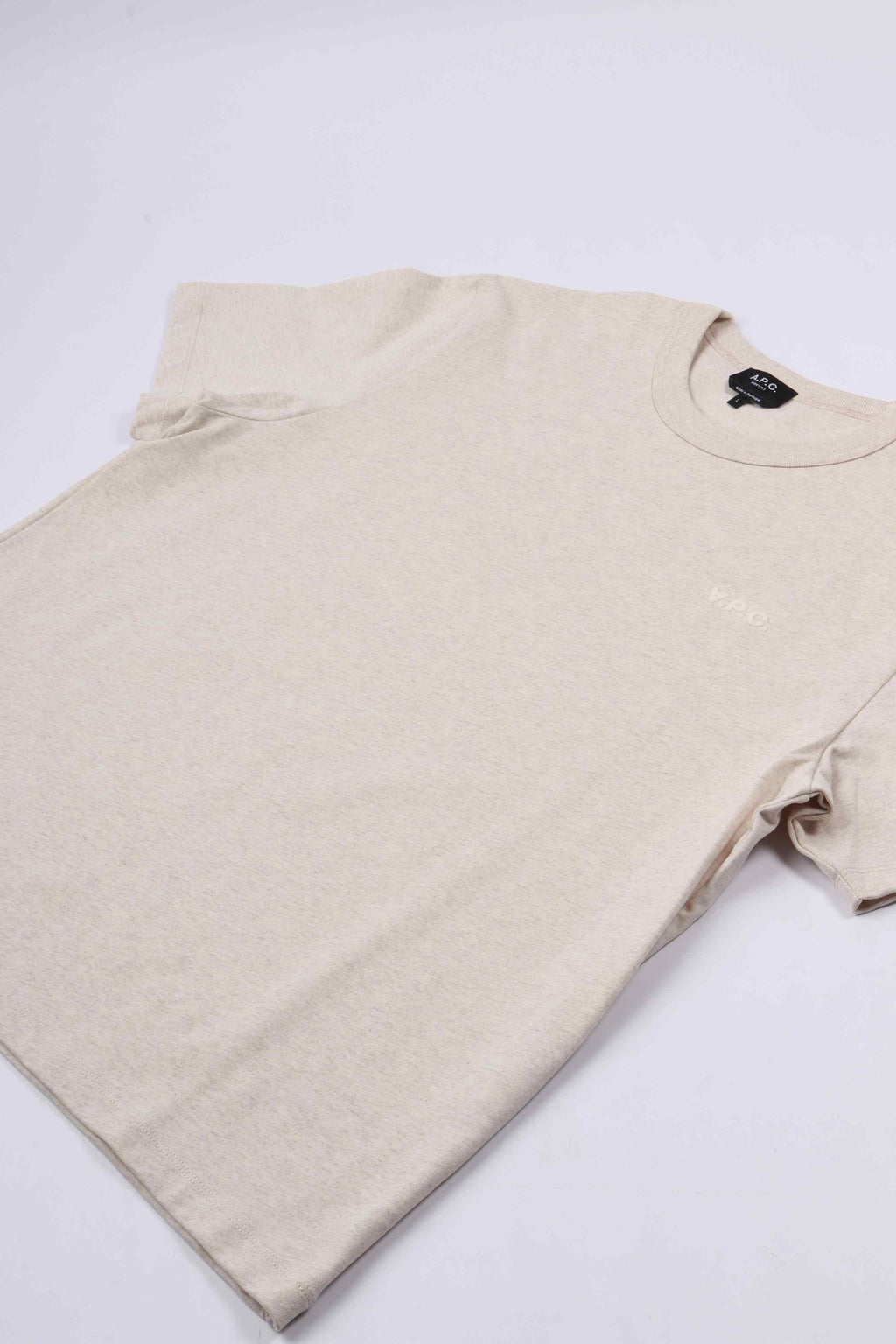 T-shirt boxy petit vpc chine ecru