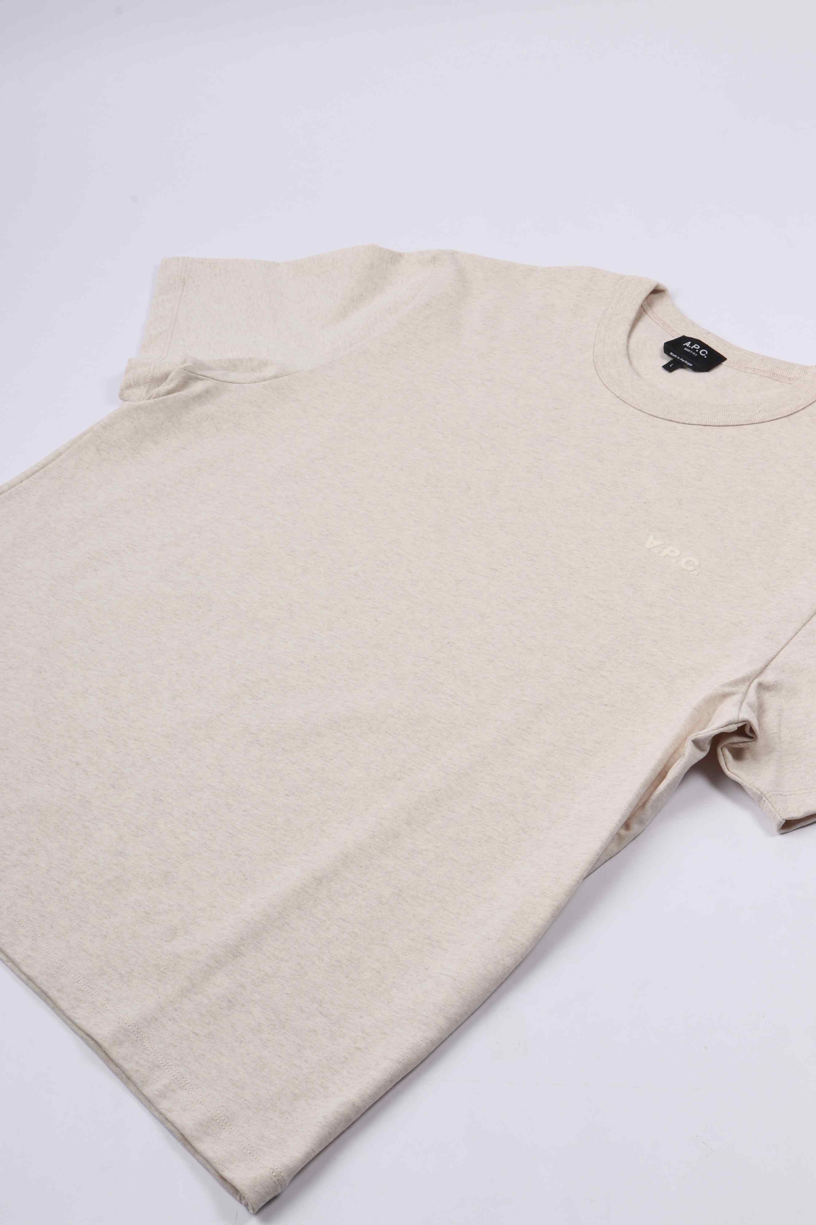 T-shirt boxy petit vpc chine ecru