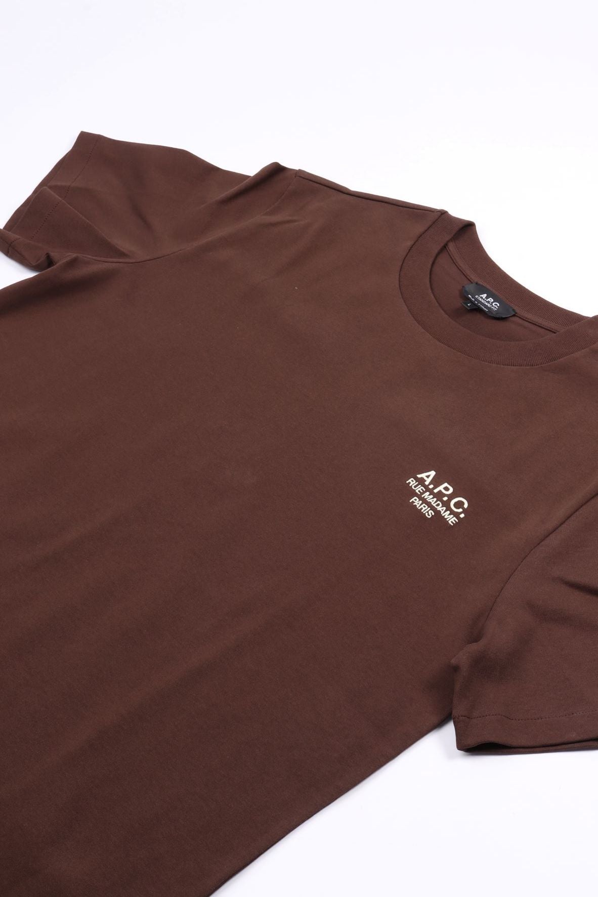 T-shirt st. rue m tca ecru brown