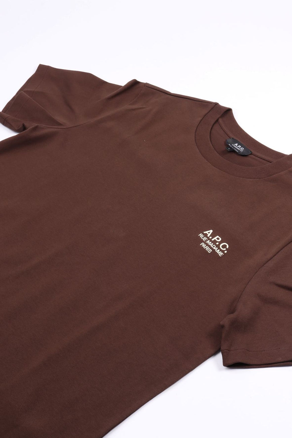 T-shirt st. rue m tca ecru brown