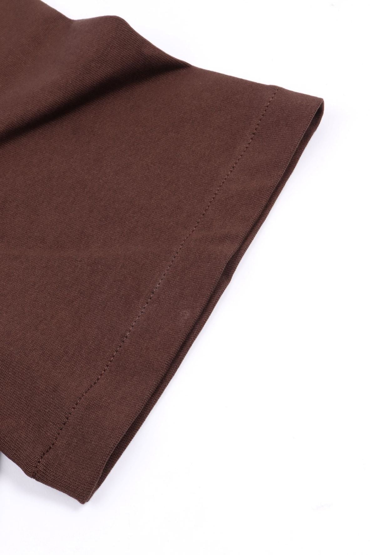 T-shirt st. rue m tca ecru brown