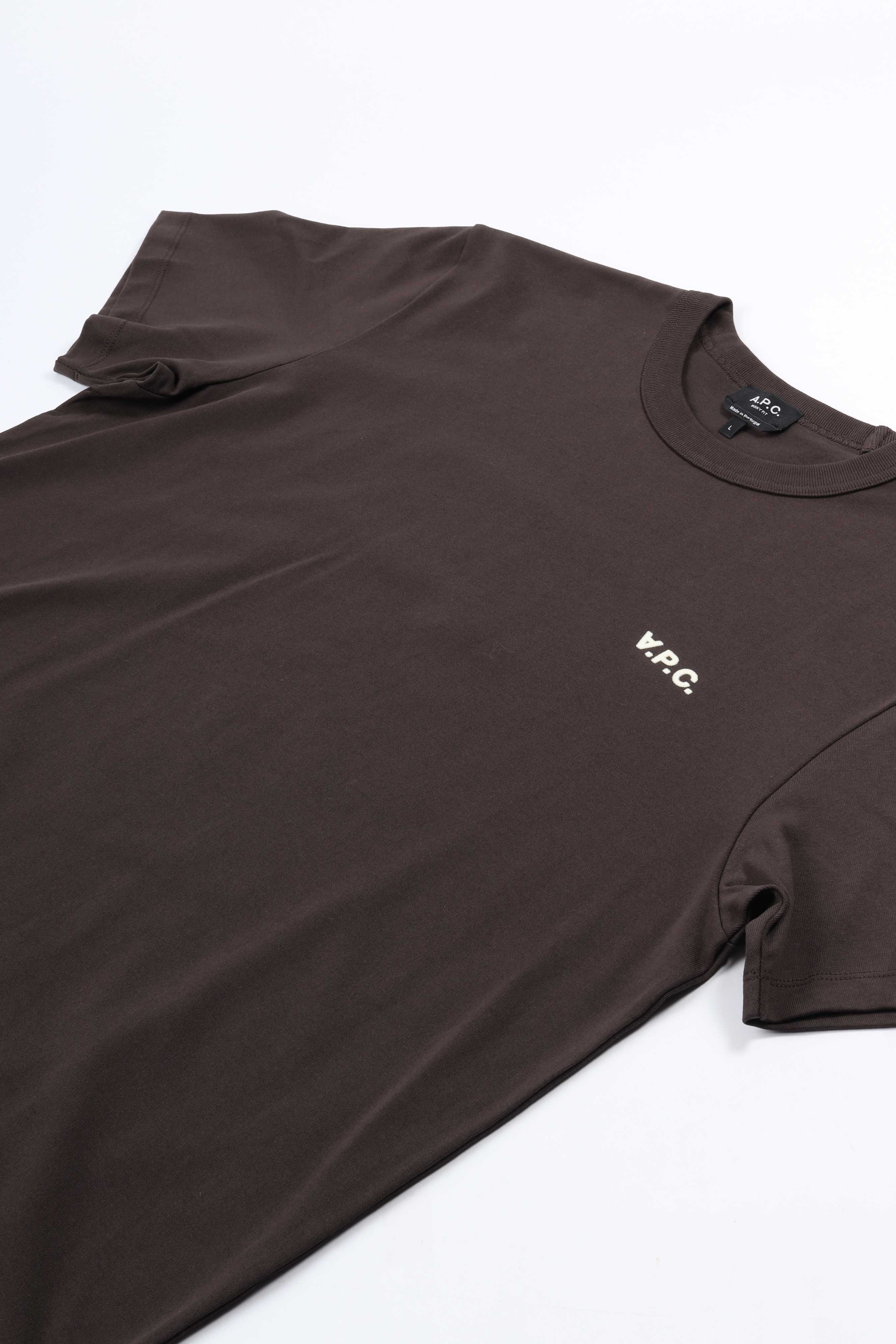 T-shirt boxy petit vpc ecru brown