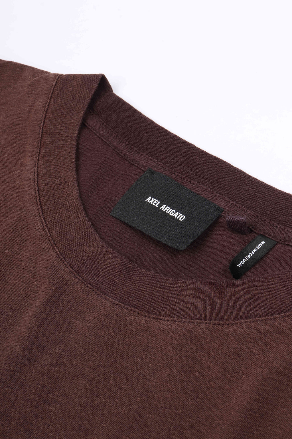 Bubble reverse t-shirt dark brown