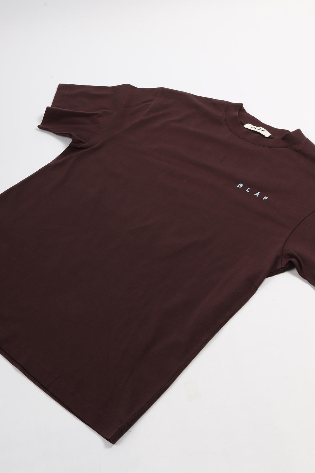 Lasso face tee chocolate plum