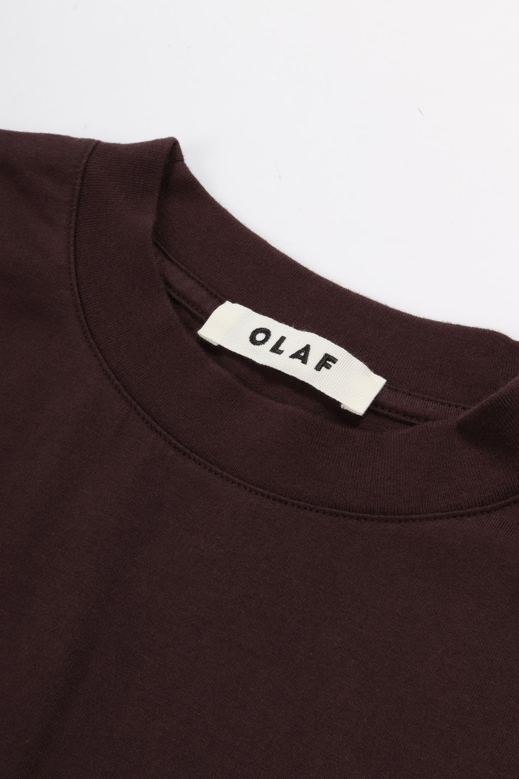 Lasso face tee chocolate plum