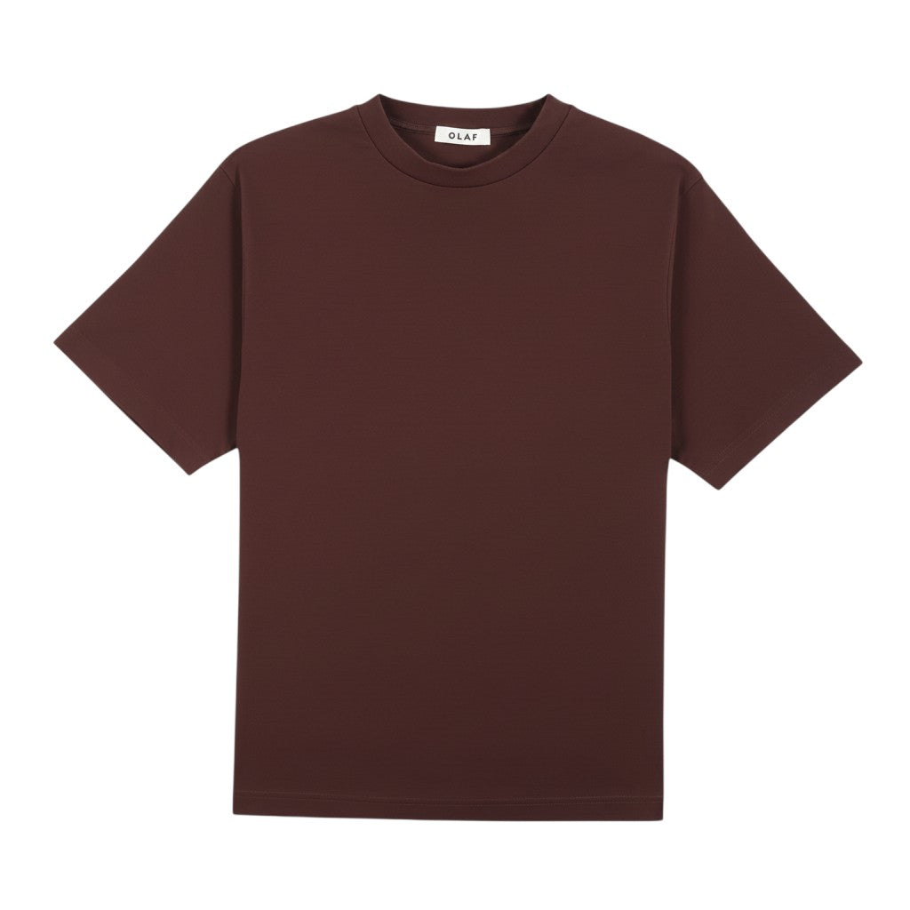 Essential tee chocolateplum