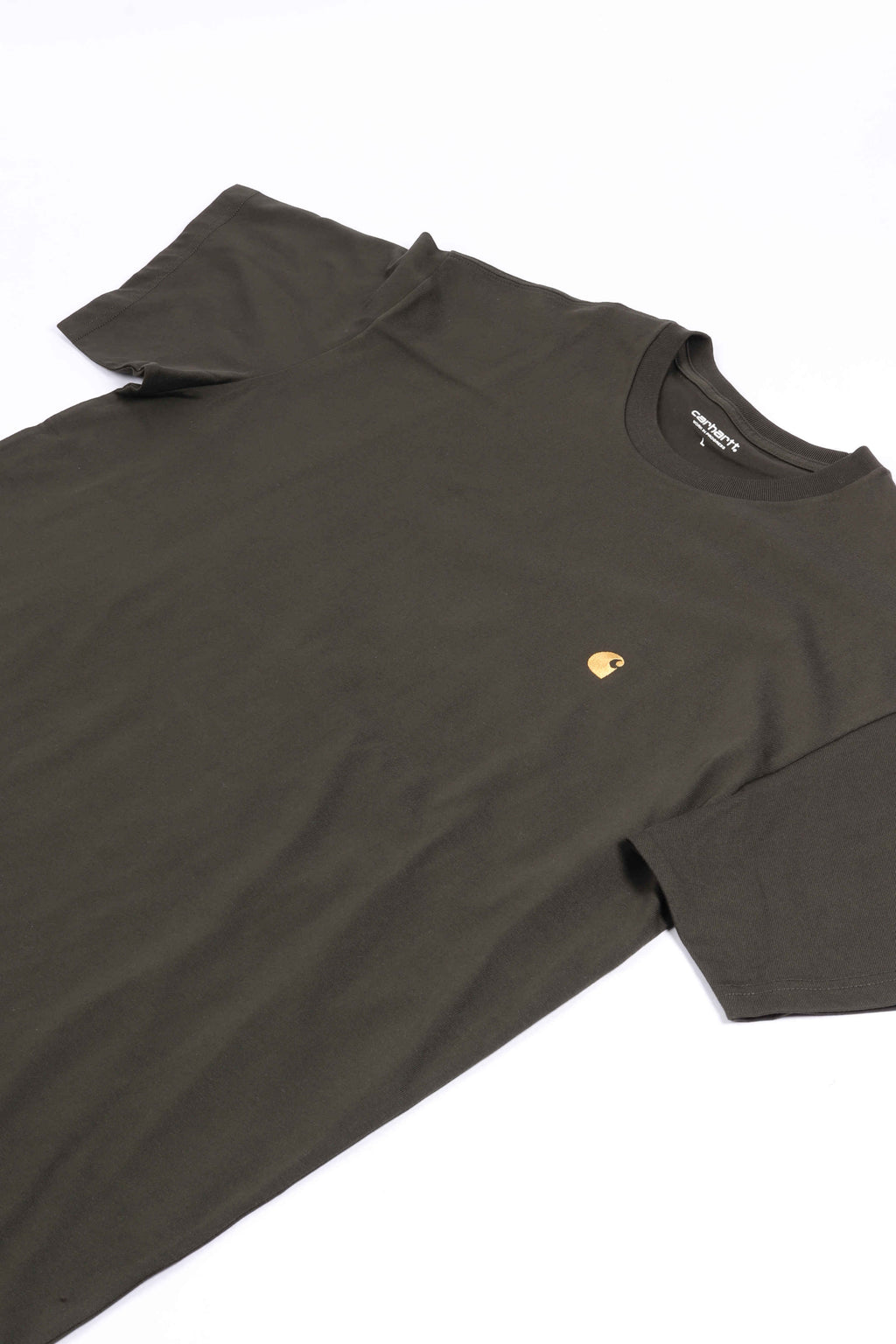 S/s chase t-shirt olive / gold