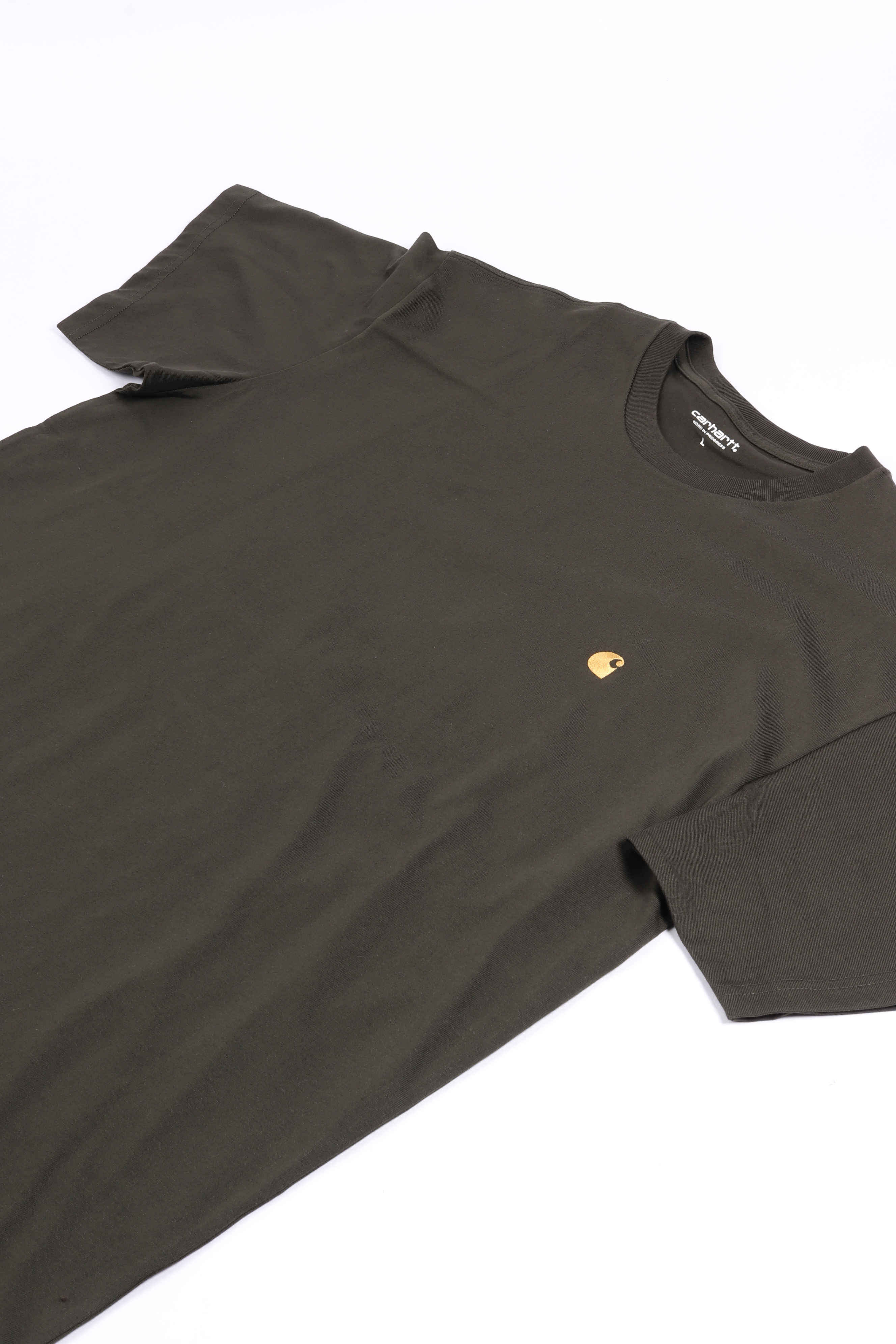 S/s chase t-shirt olive / gold